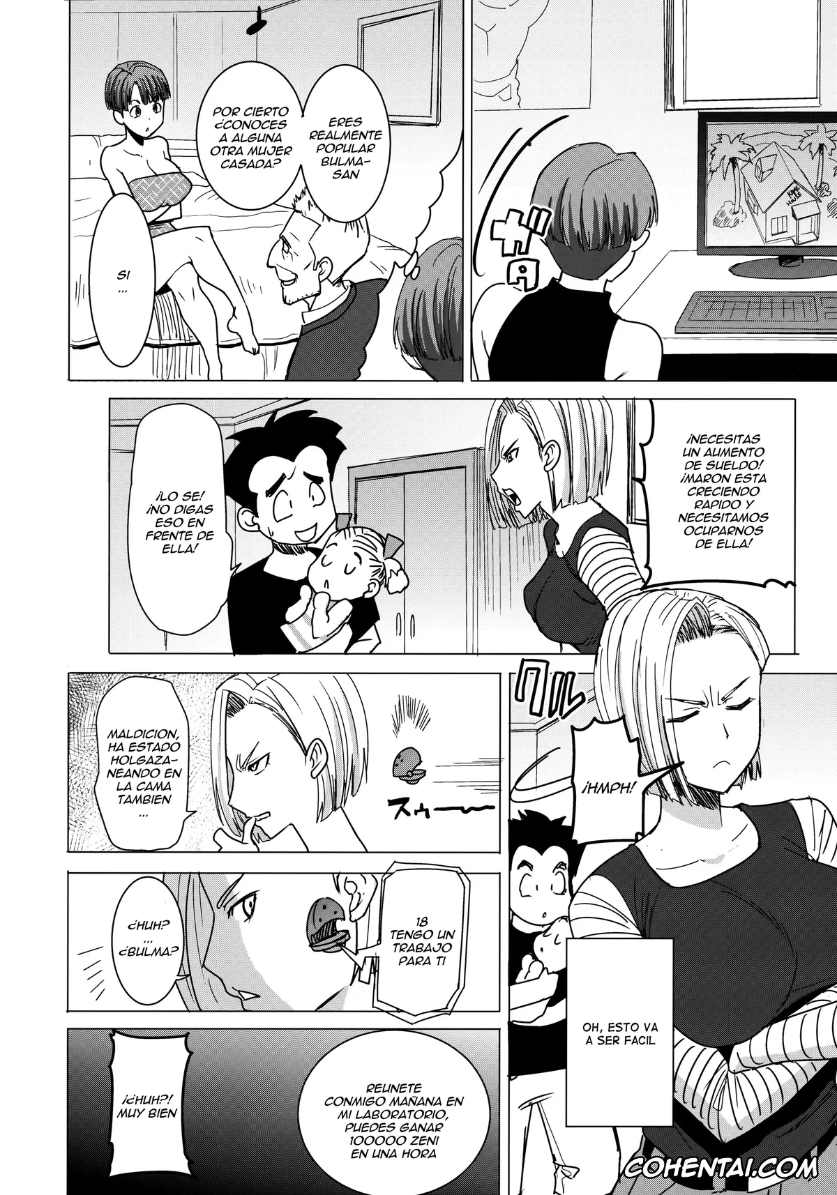 Dragon Ball Z porno, Android 18 porno, Bulma Briefs porno, Chi Chi porno, DELIVERY NIKU BENKI (Dragon Ball Z), pagina 8