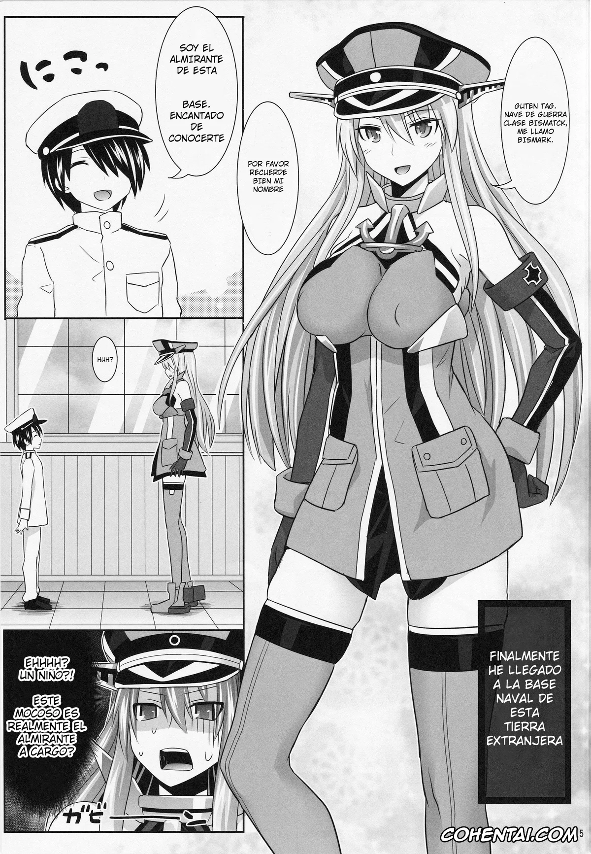 Kantai Collection -KanColle- hentai, Bismarck hentai, Bismarck wa Shounen Teitoku kara Seifuku Shouri o Mezasu sou desu (Kantai Collection -KanColle-), pagina 3