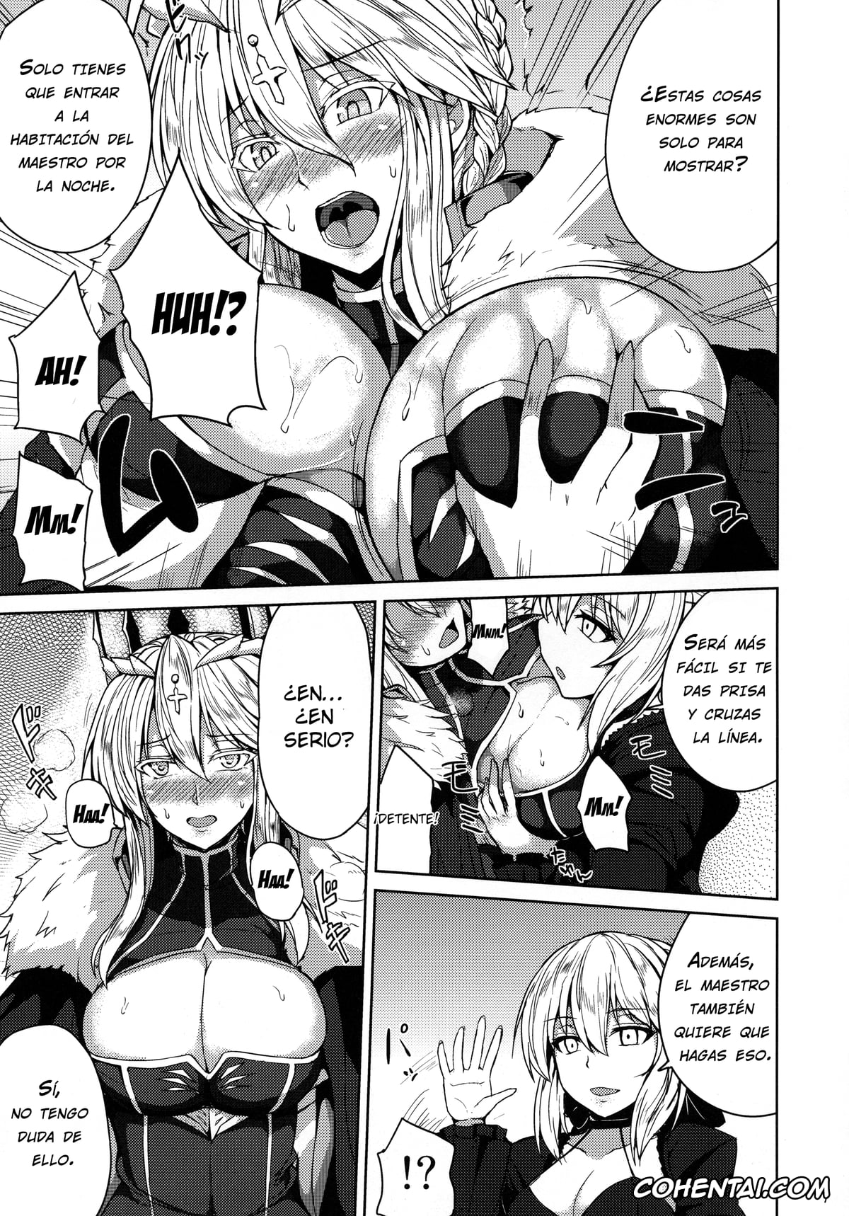 Fate/Grand Order hentai, Artoria Pendragon hentai, Chichiue to Ichaicha Shitai! (Fate/Grand Order), pagina 6