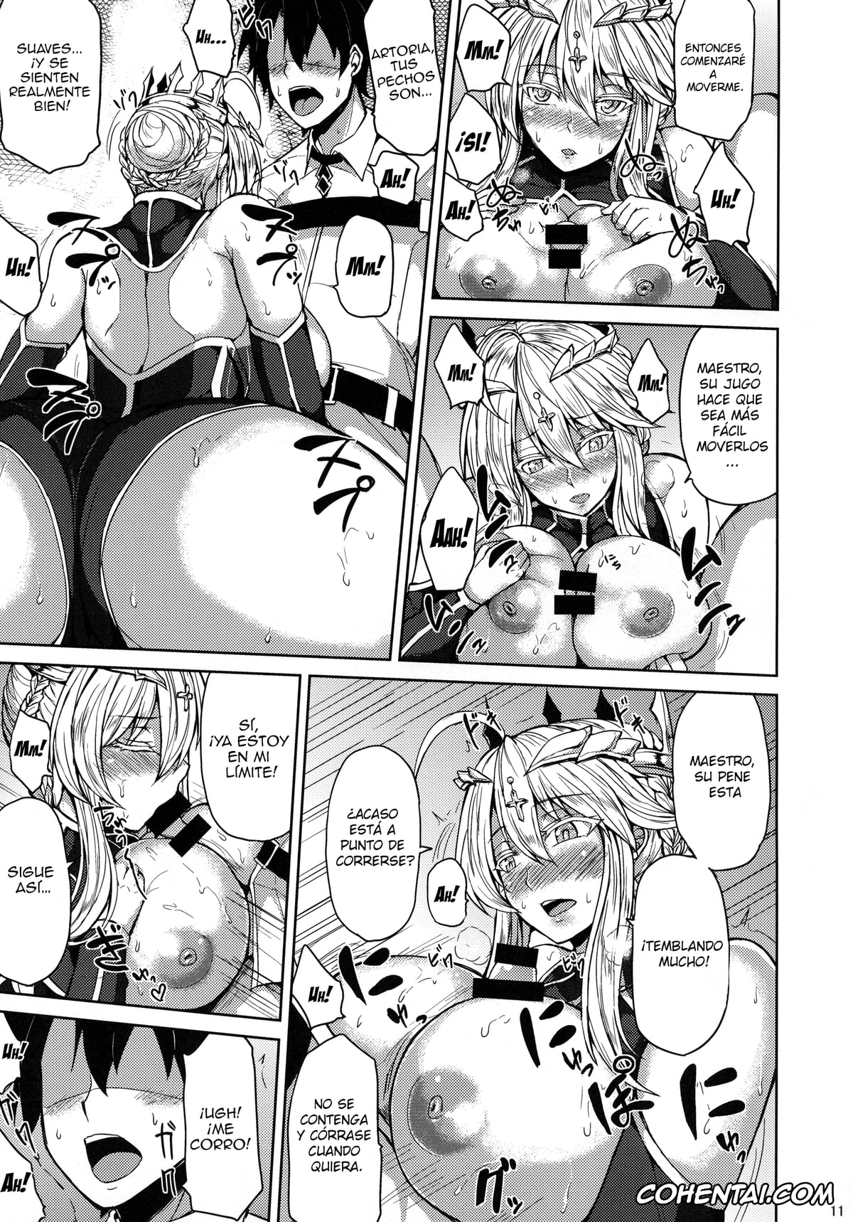 Fate/Grand Order xxx, Artoria Pendragon xxx, Chichiue to Ichaicha Shitai! (Fate/Grand Order), pagina 10