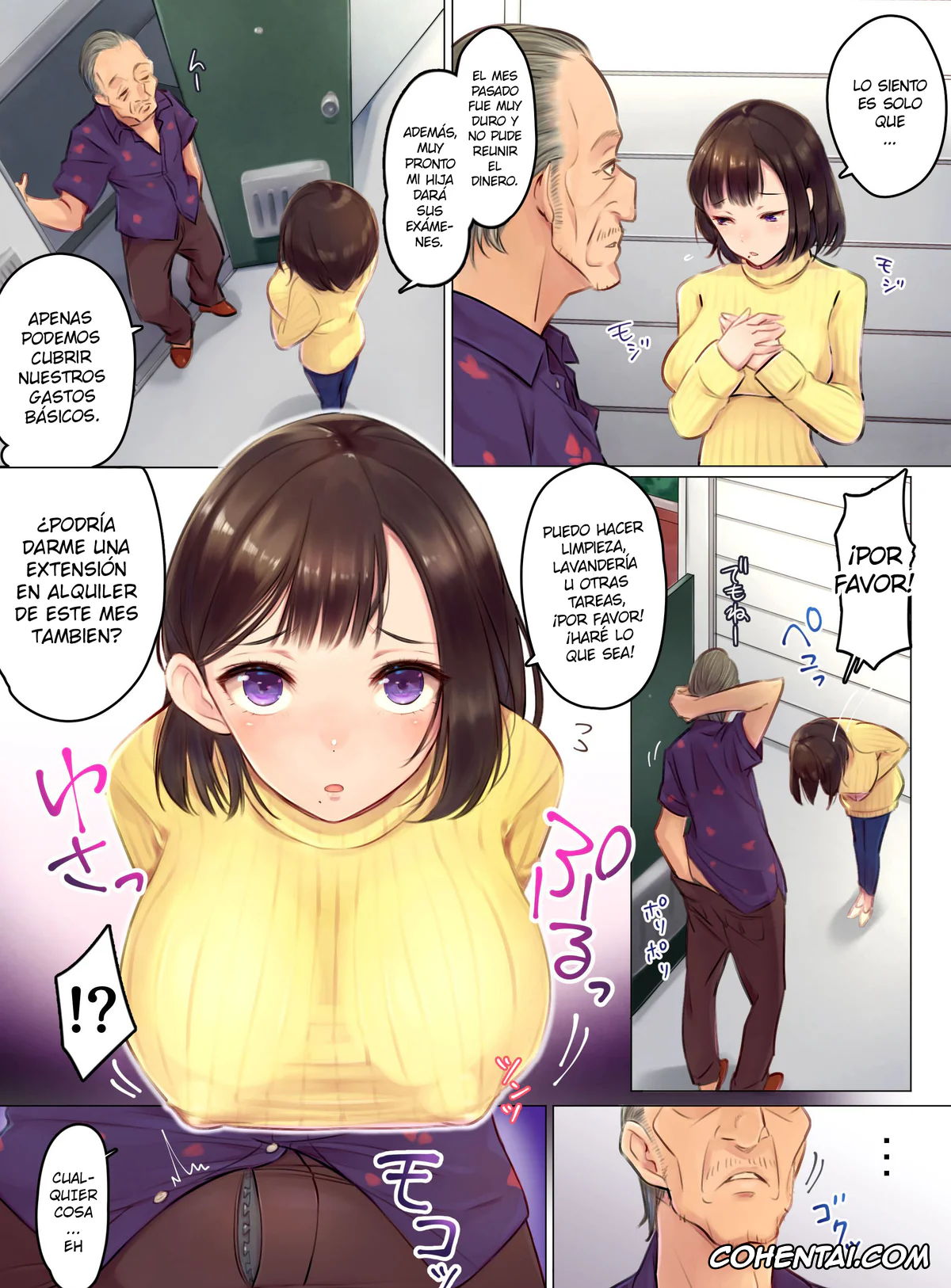 Original porno, Tainou Yachin wa Karada Barai de ~Kichiku Ooya ni Netorareru Bijin Oyako~, pagina 5