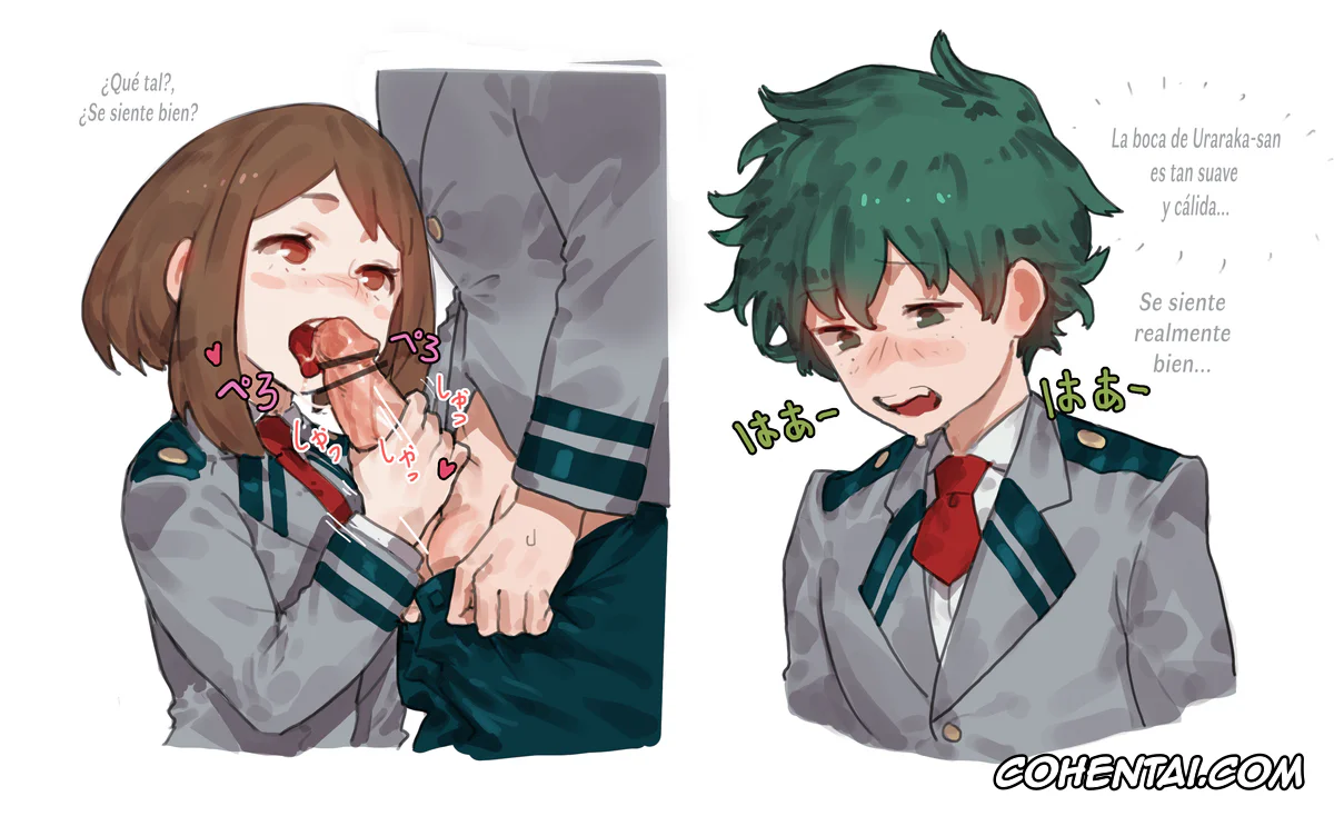 My Hero Academia | Boku No Hero Academia porno, Izuku Midoriya porno, Ochako Uraraka porno, Ochako Fellatio (Boku no Hero Academia), pagina 2