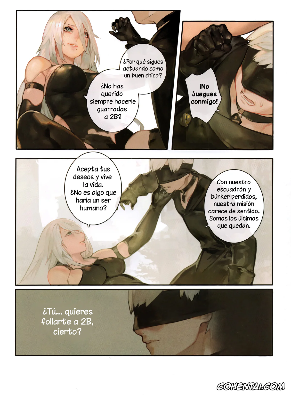 NieR:Automata hentai, Nier Automata hentai, 2B hentai, 9S hentai, A2 hentai, A29S2B (NieR:Automata), pagina 9