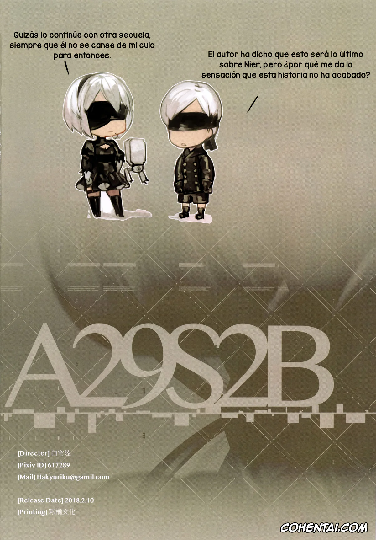 NieR:Automata hentai, Nier Automata hentai, 2B hentai, 9S hentai, A2 hentai, A29S2B (NieR:Automata), pagina 21