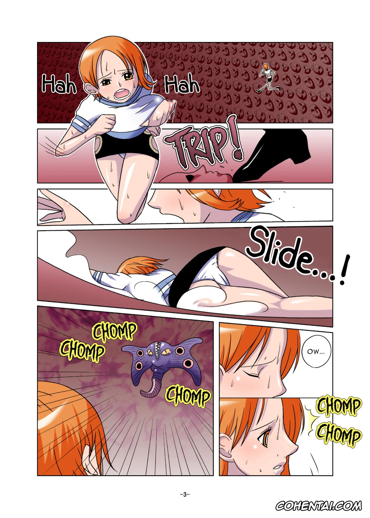 Berserk hentai, One Piece hentai, Monkey D. Luffy hentai, Nami hentai, Nico Robin hentai, Sanji Vinsmoke hentai, Usopp hentai, Vivi Nefertari hentai, Shoku no Utage (One Piece), pagina 3