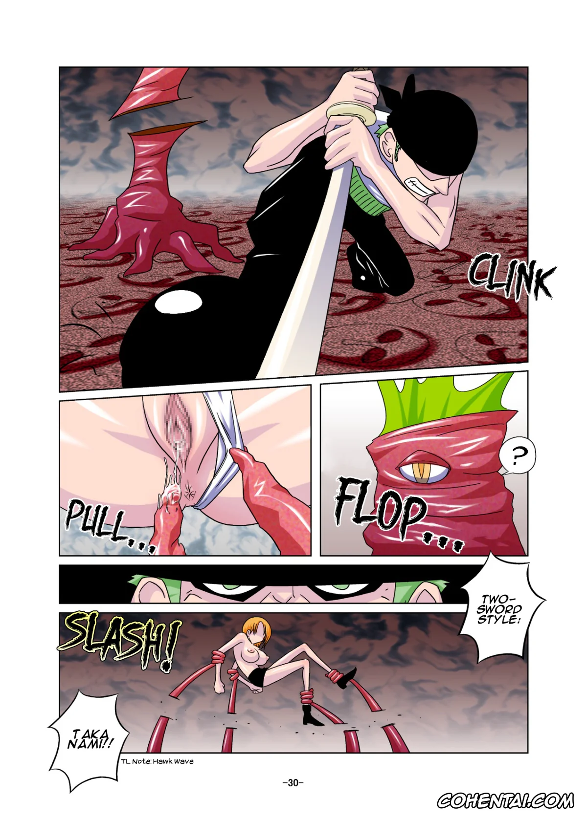 Berserk hentai, One Piece hentai, Monkey D. Luffy hentai, Nami hentai, Nico Robin hentai, Sanji Vinsmoke hentai, Usopp hentai, Vivi Nefertari hentai, Shoku no Utage (One Piece), pagina 30