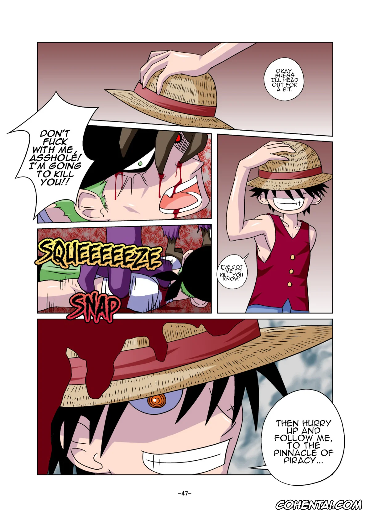 Berserk porno, One Piece porno, Monkey D. Luffy porno, Nami porno, Nico Robin porno, Sanji Vinsmoke porno, Usopp porno, Vivi Nefertari porno, Shoku no Utage (One Piece), pagina 47