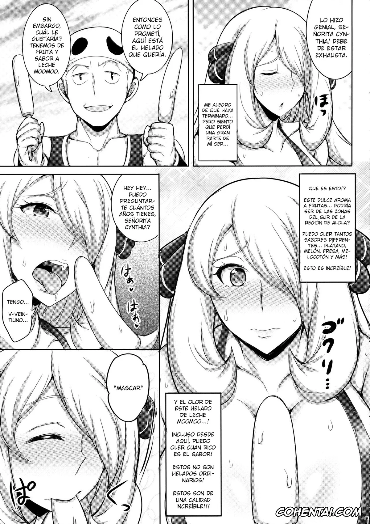 Pokemon | Pocket Monsters hentai, Cynthia hentai, Alola! Shirona-san no Abunai Mizugi Satsuei (Pokémon), pagina 6