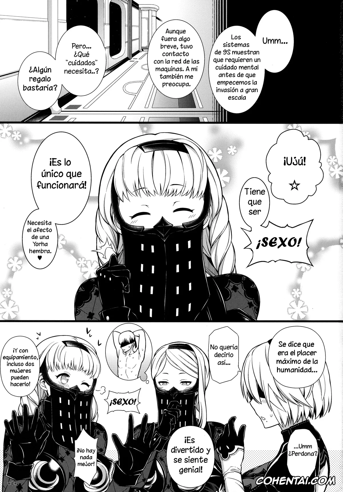 NieR:Automata porno, Nier Automata porno, 2B porno, 9S porno, Kimi no Egao ga Boku no Hoshi (NieR:Automata), pagina 2