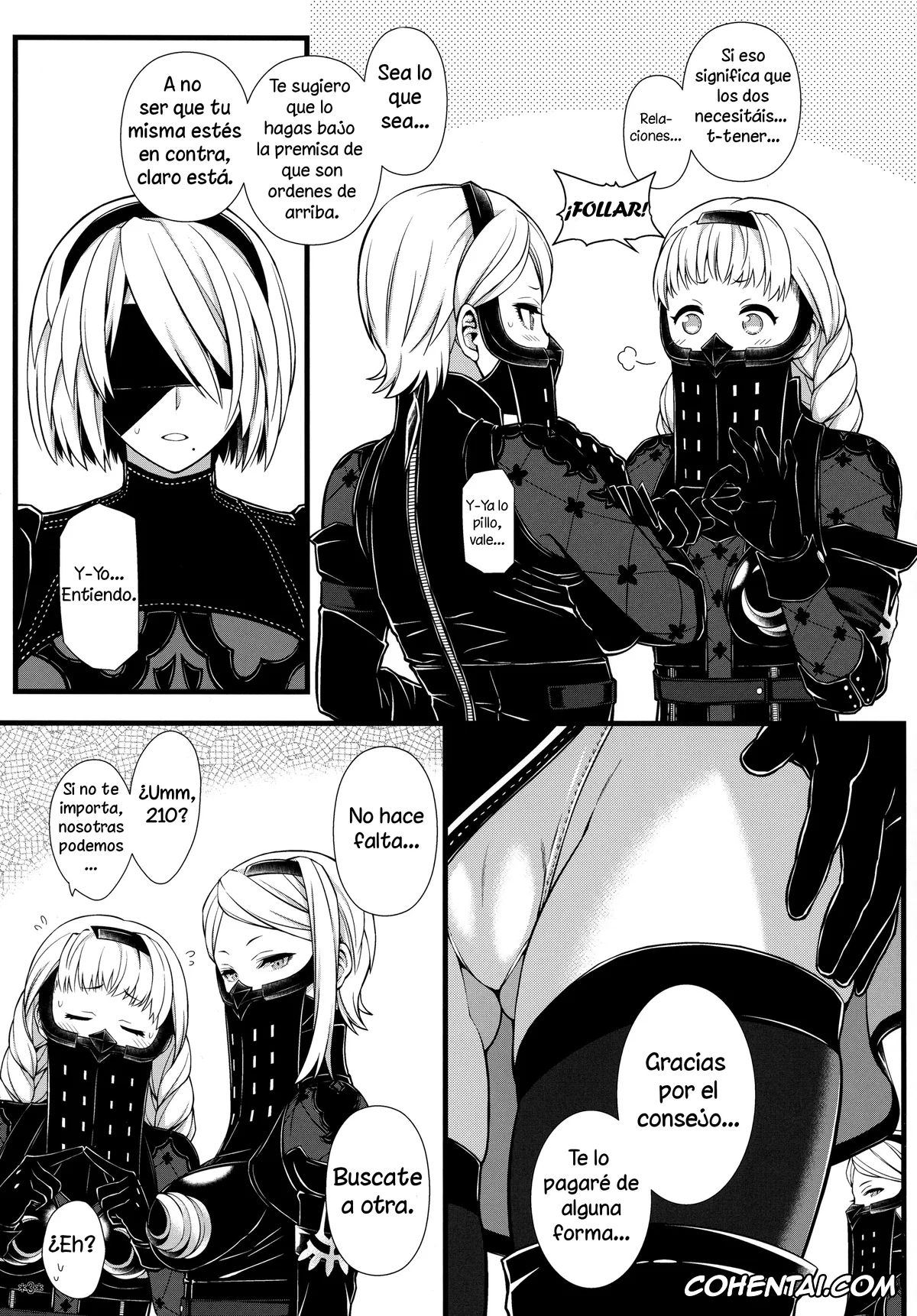 NieR:Automata xxx, Nier Automata xxx, 2B xxx, 9S xxx, Kimi no Egao ga Boku no Hoshi (NieR:Automata), pagina 4
