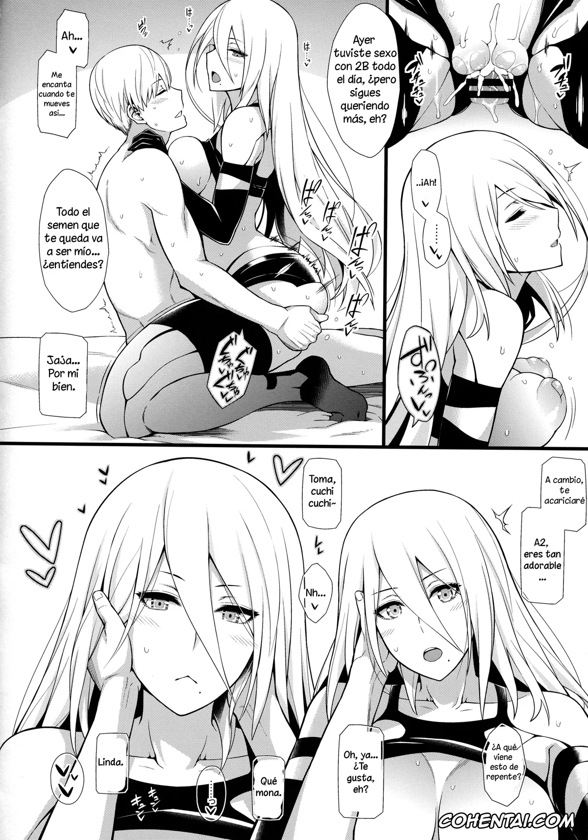 NieR:Automata hentai, Nier Automata hentai, 9S hentai, A2 hentai, Kimi no Egao ga Boku no Hoshi 2 (NieR:Automata), pagina 15