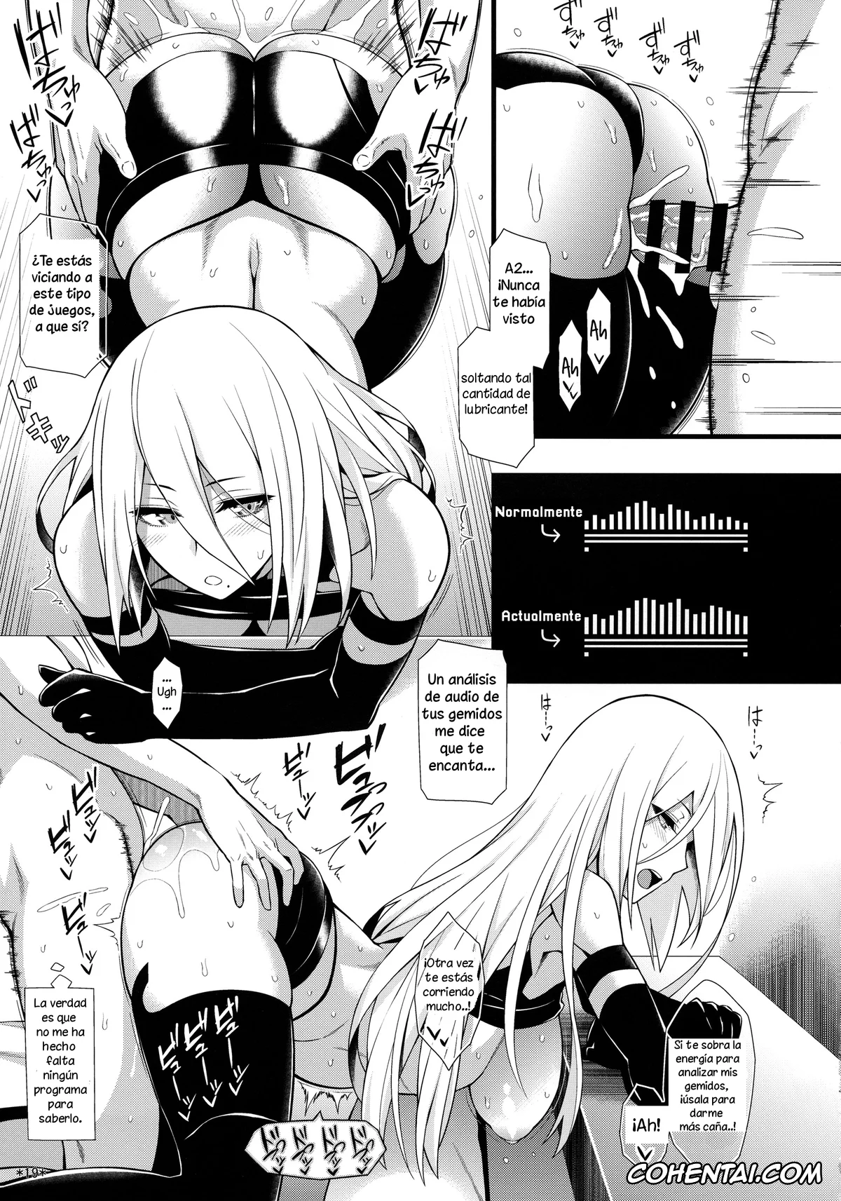 NieR:Automata porno, Nier Automata porno, 9S porno, A2 porno, Kimi no Egao ga Boku no Hoshi 2 (NieR:Automata), pagina 20