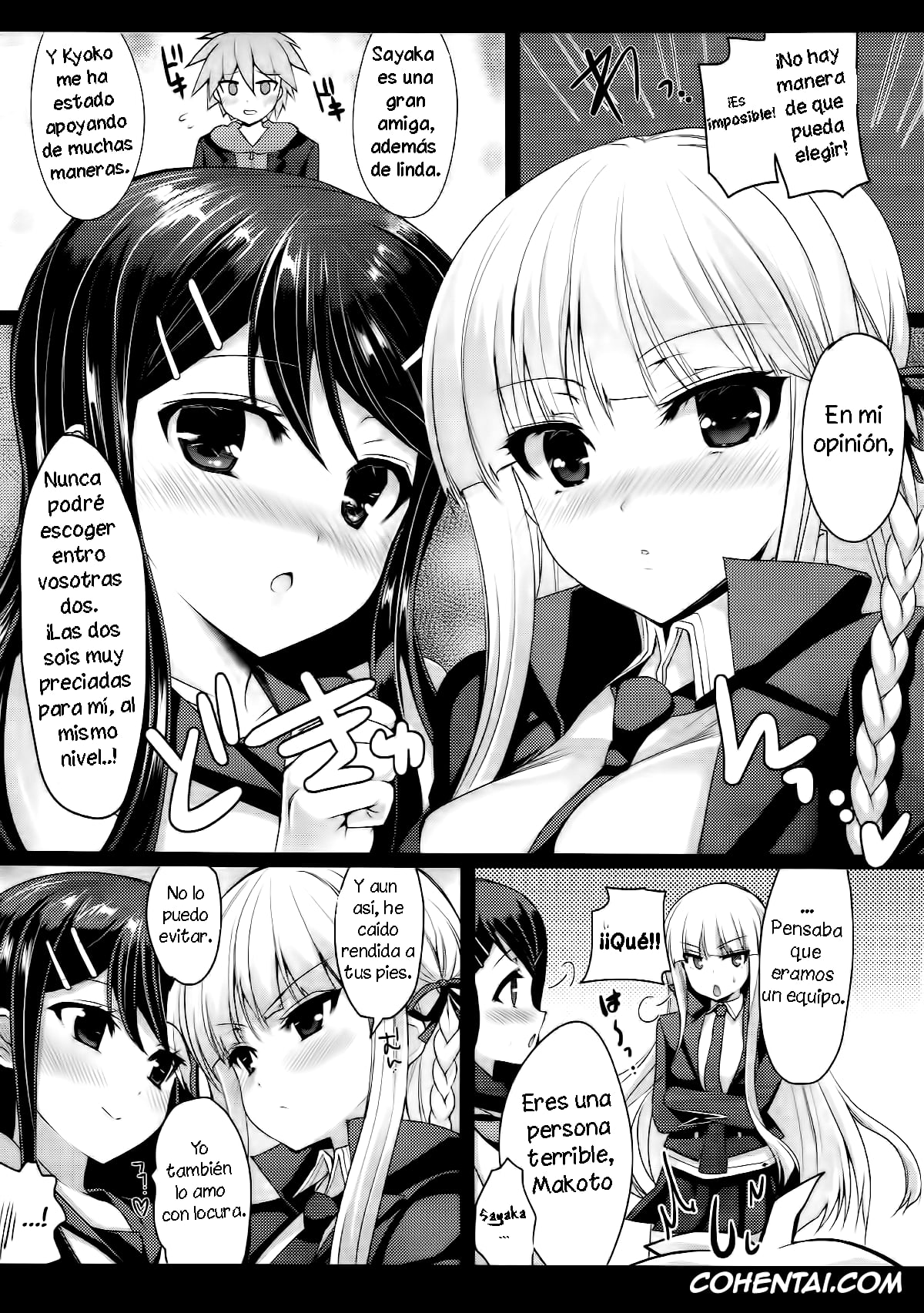 Danganronpa xxx, Kyouko Kirigiri xxx, Makoto Naegi xxx, Sayaka Maizono xxx, MaiGiriSand (Danganronpa), pagina 22