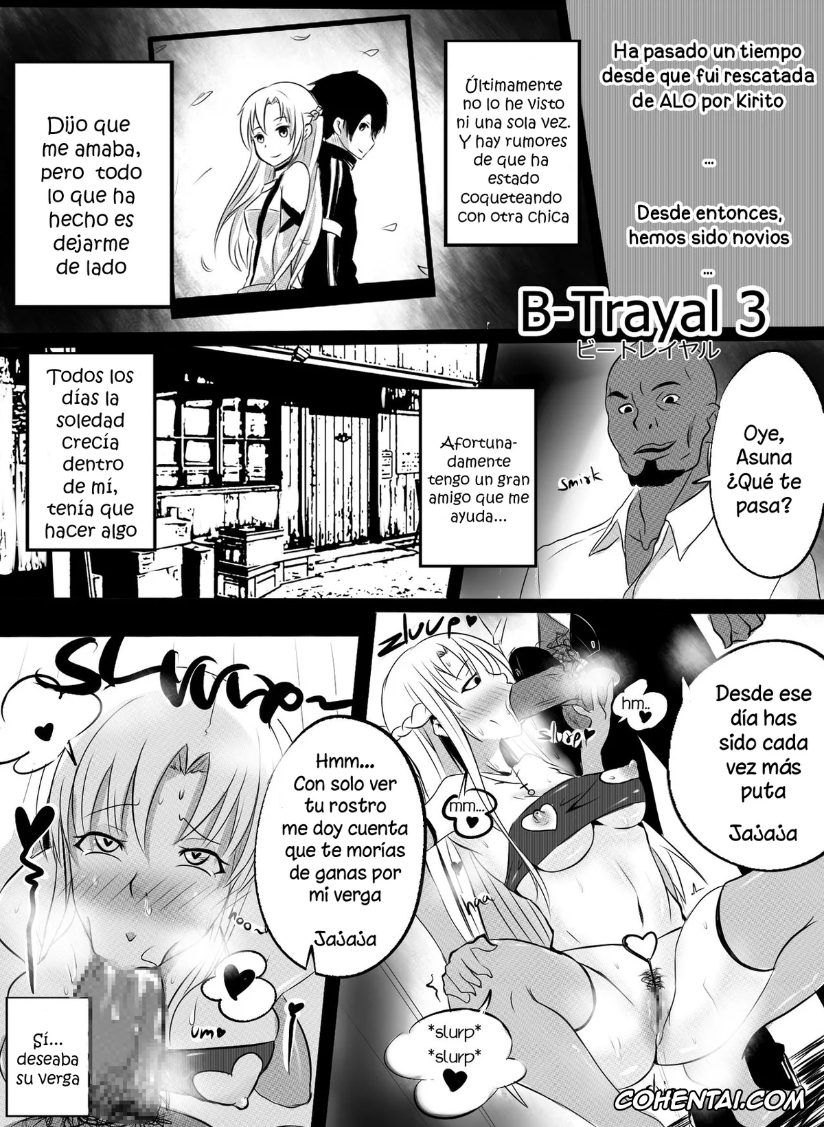 Sword Art Online porno, Asuna Yuuki porno, B-Trayal 3 (Sword Art Online), pagina 2