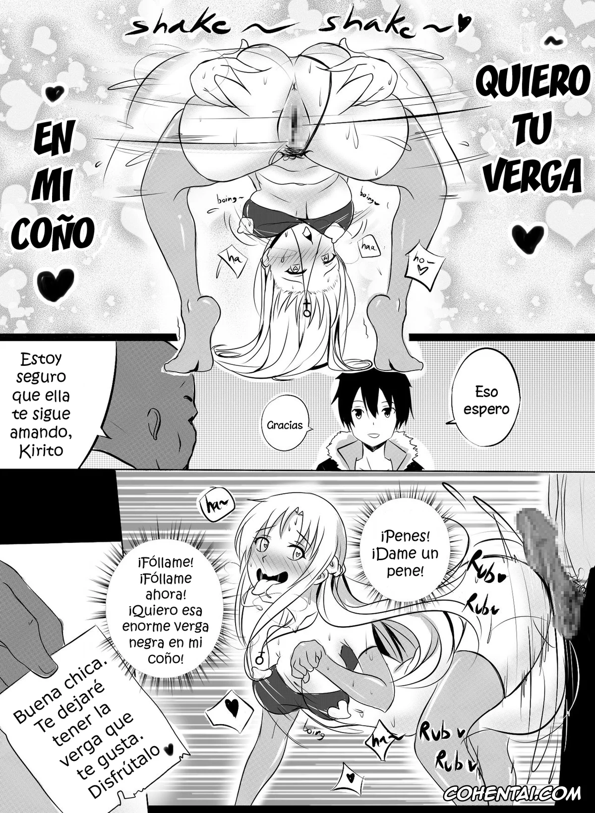 Sword Art Online hentai, Asuna Yuuki hentai, B-Trayal 3 (Sword Art Online), pagina 6