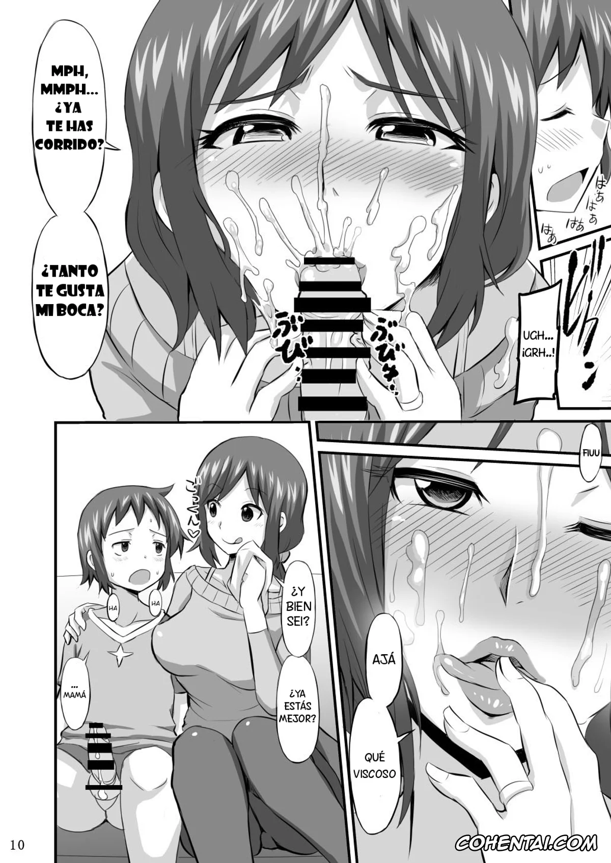Gundam Build Fighters hentai, Rinko Iori hentai, Sei Iori hentai, Okaa-san ni Amae nasai | Deja que mamá te mime (Gundam Build Fighters), pagina 9