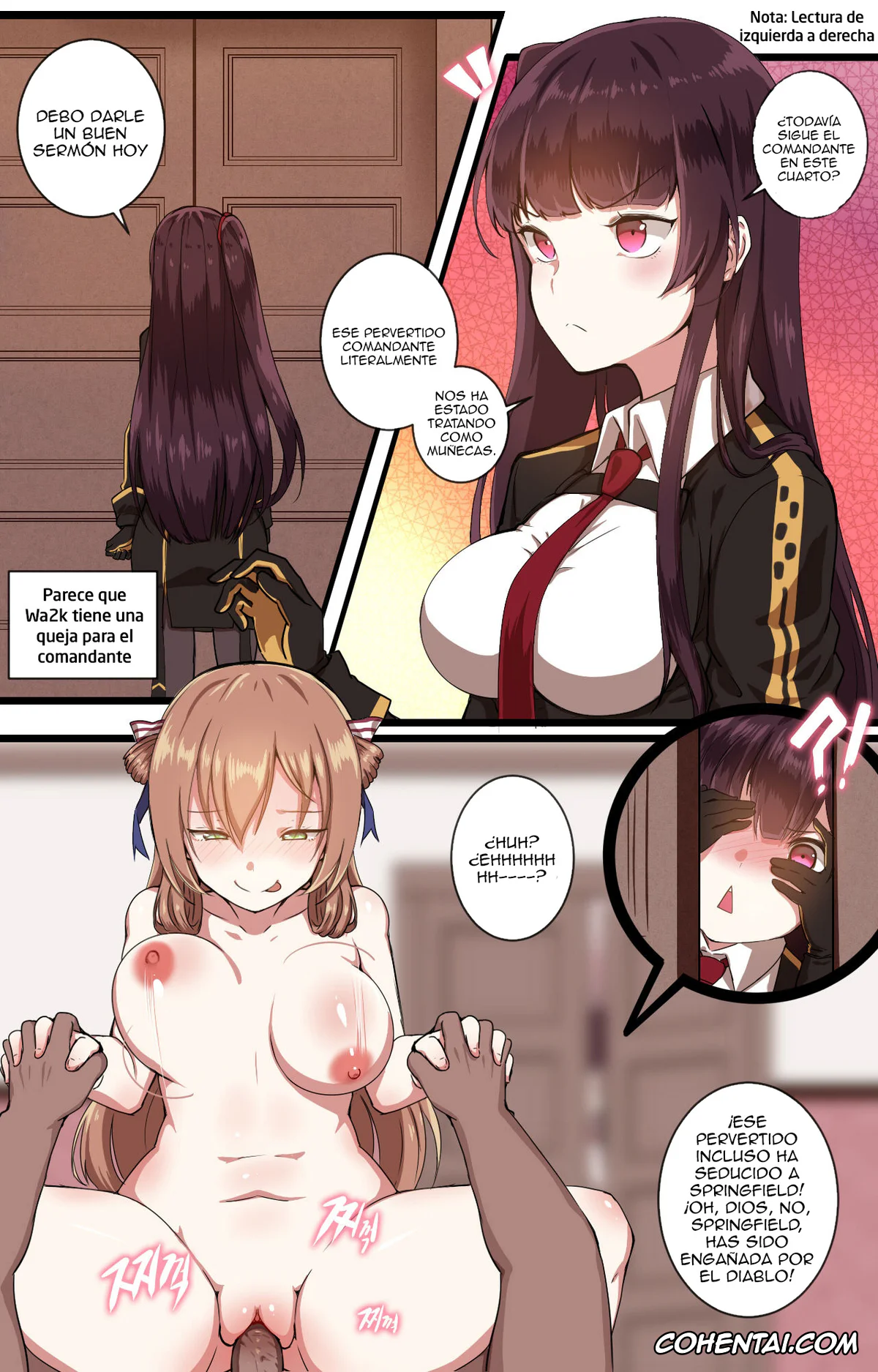 Girl's Frontline porno, Springfield porno, Wa2000 porno, How to use dolls 02 (Girl’s Frontline), pagina 2