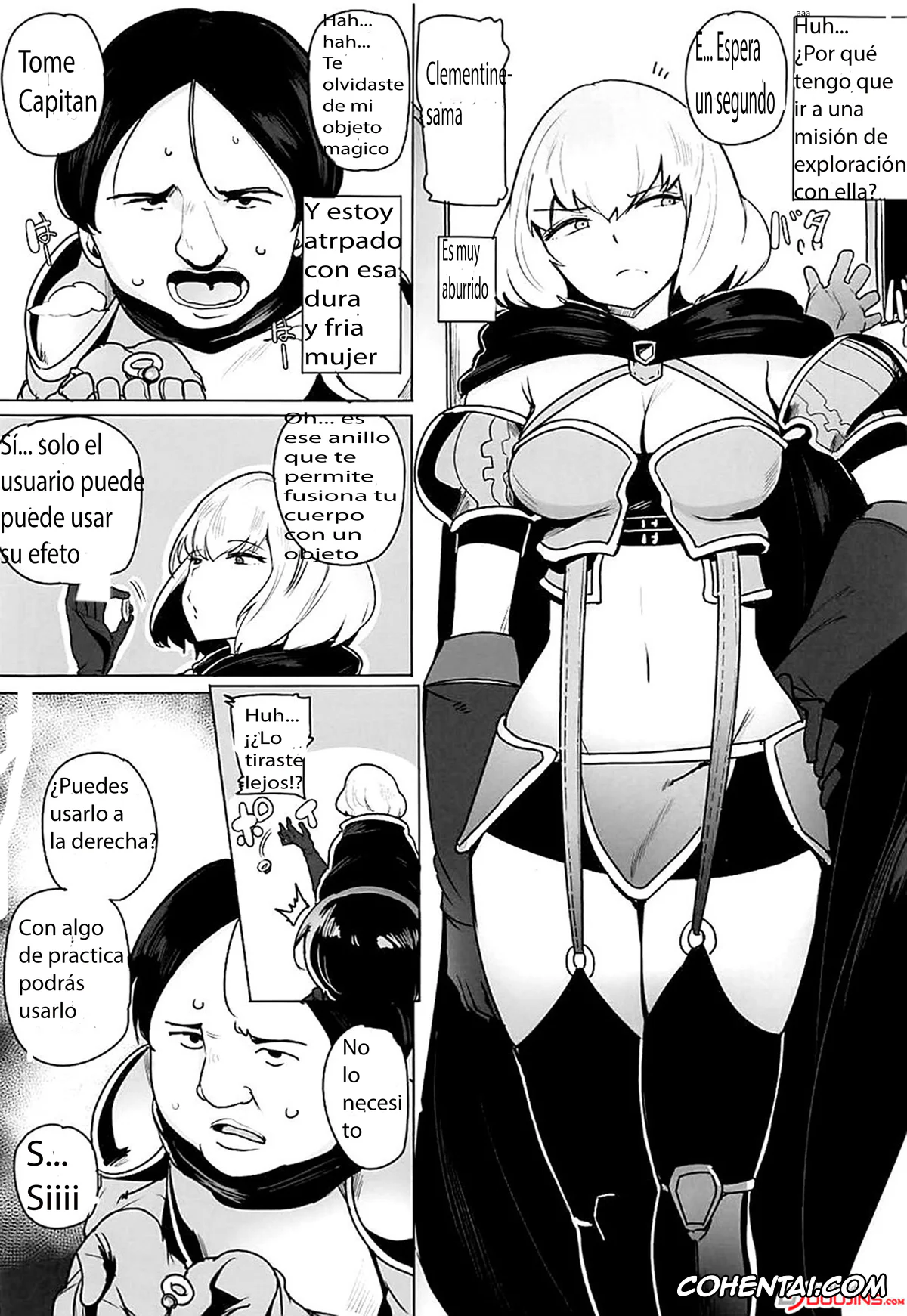 Overlord hentai, Clementine hentai, OVER HOLE (Overlord), pagina 3