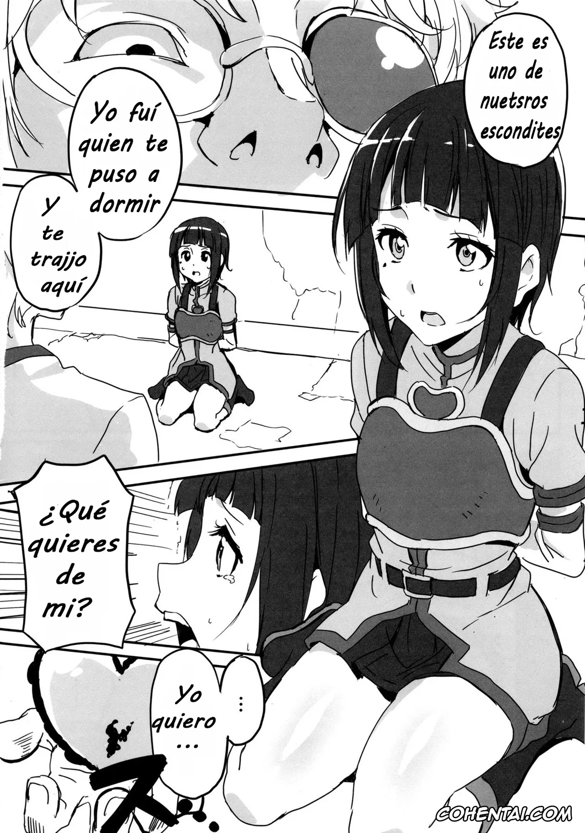 Sword Art Online hentai, Kazuto Kirigaya | Kirito hentai, Sachi hentai, Kuppuku no Sachi (Sword Art Online), pagina 3