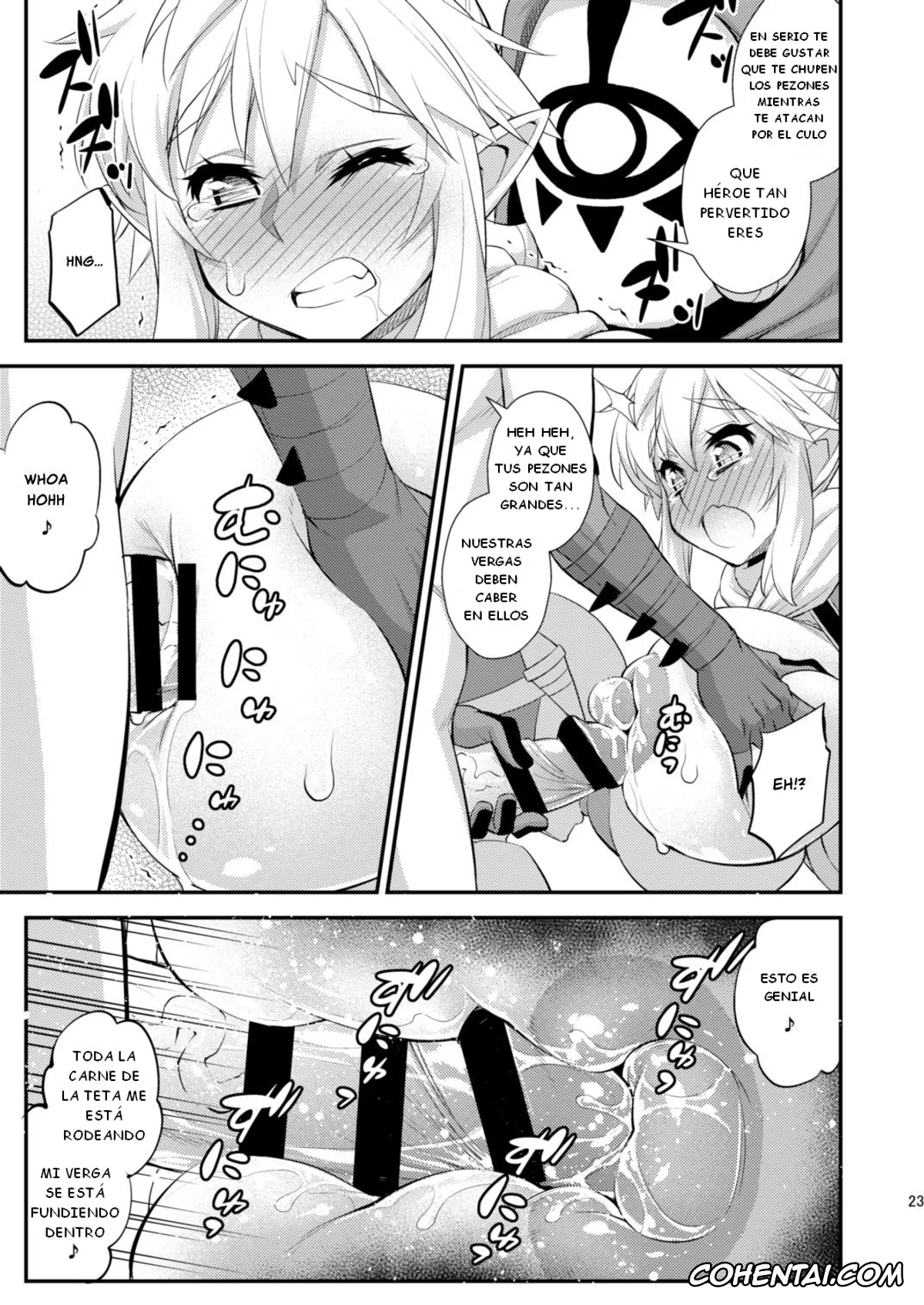 The Legend Of Zelda hentai, Link hentai, Ibuki no Yuusha Kyousei Kyonyuuka Kikiippatsu! (The Legend of Zelda: Breath of the Wild), pagina 21