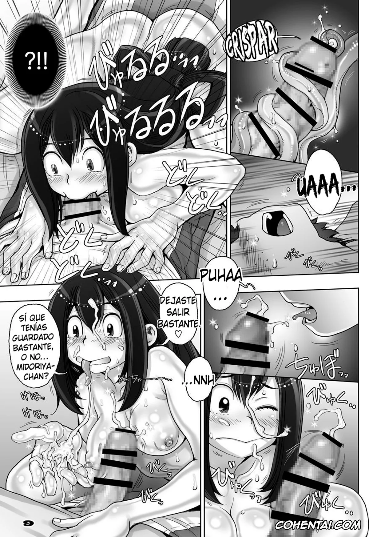 My Hero Academia | Boku No Hero Academia porno, Izuku Midoriya porno, Tsuyu Asui porno, Kaeru desuga, nanika? (Boku no Hero Academia), pagina 8