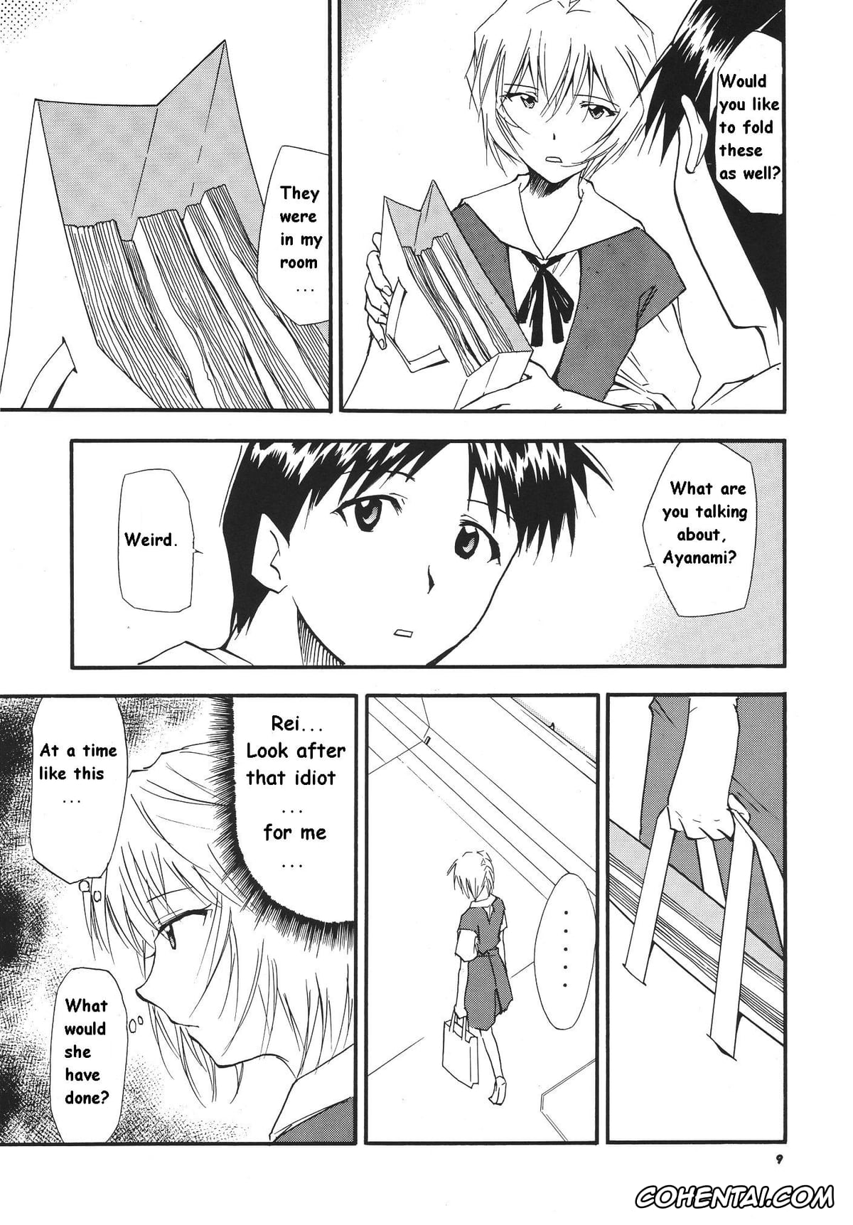 Neon Genesis Evangelion xxx, Asuka Langley Soryu xxx, Gendo Ikari xxx, Kaworu Nagisa xxx, Makoto Hyuga xxx, Maya Ibuki xxx, Misato Katsuragi xxx, Rei Ayanami xxx, Ritsuko Akagi xxx, Shinji Ikari xxx, RE-TAKE 3 (Neon Genesis Evangelion), pagina 7