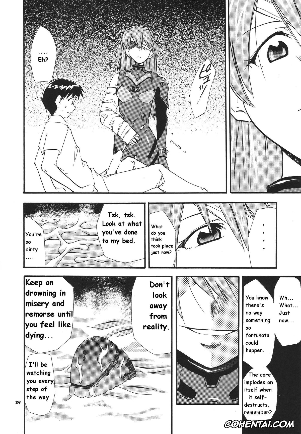 Neon Genesis Evangelion xxx, Asuka Langley Soryu xxx, Gendo Ikari xxx, Kaworu Nagisa xxx, Makoto Hyuga xxx, Maya Ibuki xxx, Misato Katsuragi xxx, Rei Ayanami xxx, Ritsuko Akagi xxx, Shinji Ikari xxx, RE-TAKE 3 (Neon Genesis Evangelion), pagina 22