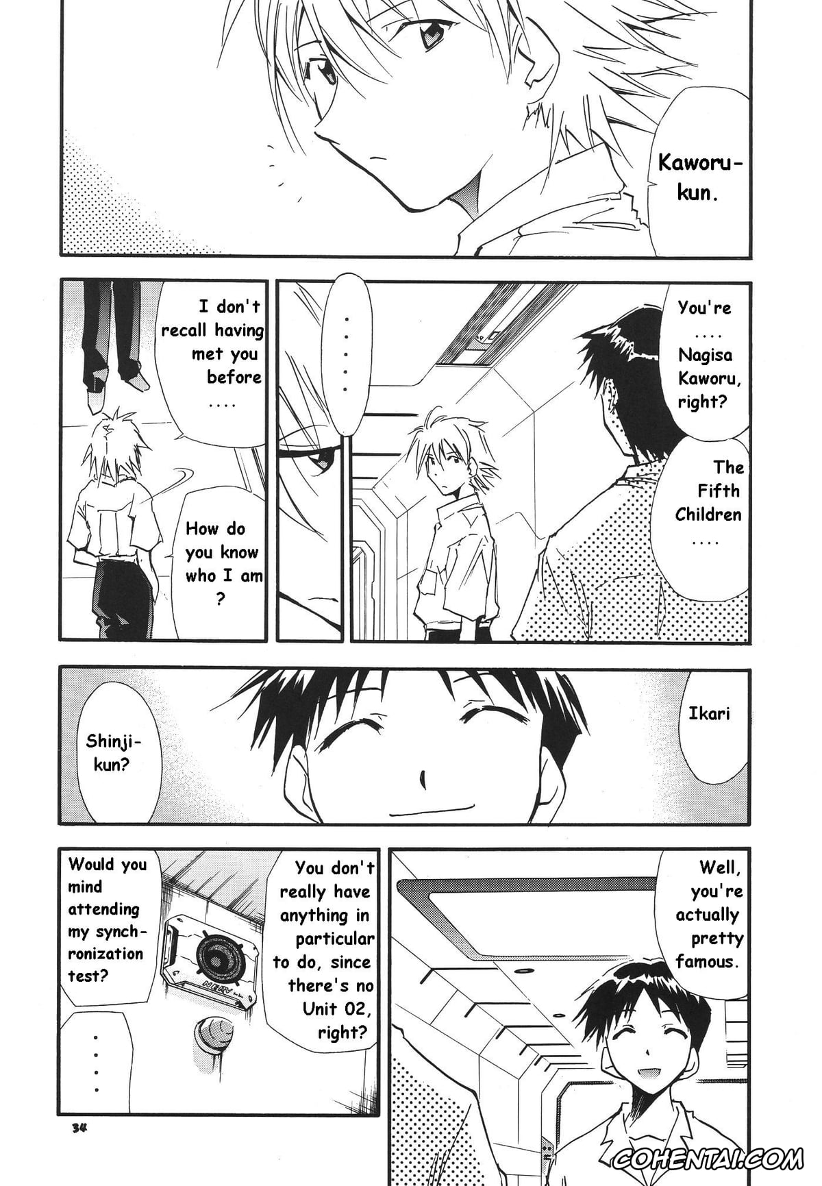Neon Genesis Evangelion xxx, Asuka Langley Soryu xxx, Gendo Ikari xxx, Kaworu Nagisa xxx, Makoto Hyuga xxx, Maya Ibuki xxx, Misato Katsuragi xxx, Rei Ayanami xxx, Ritsuko Akagi xxx, Shinji Ikari xxx, RE-TAKE 3 (Neon Genesis Evangelion), pagina 31