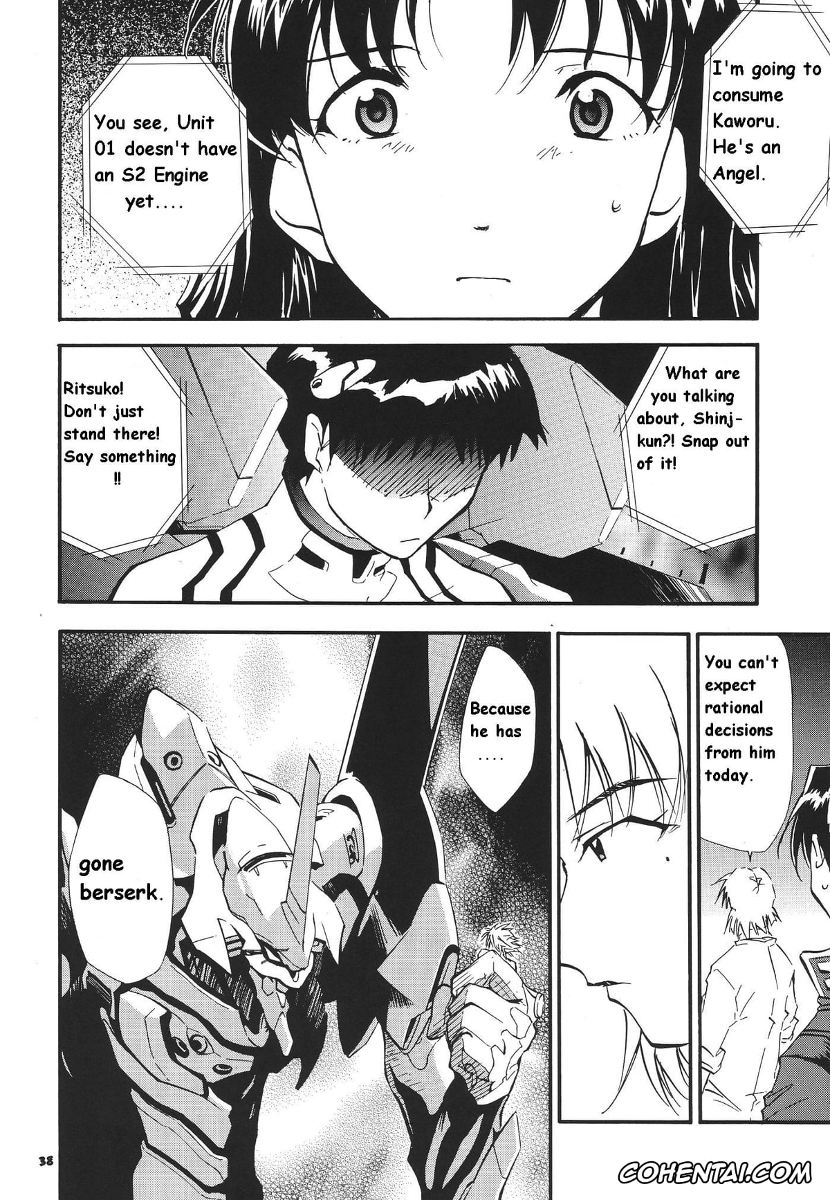 Neon Genesis Evangelion porno, Asuka Langley Soryu porno, Gendo Ikari porno, Kaworu Nagisa porno, Makoto Hyuga porno, Maya Ibuki porno, Misato Katsuragi porno, Rei Ayanami porno, Ritsuko Akagi porno, Shinji Ikari porno, RE-TAKE 3 (Neon Genesis Evangelion), pagina 35