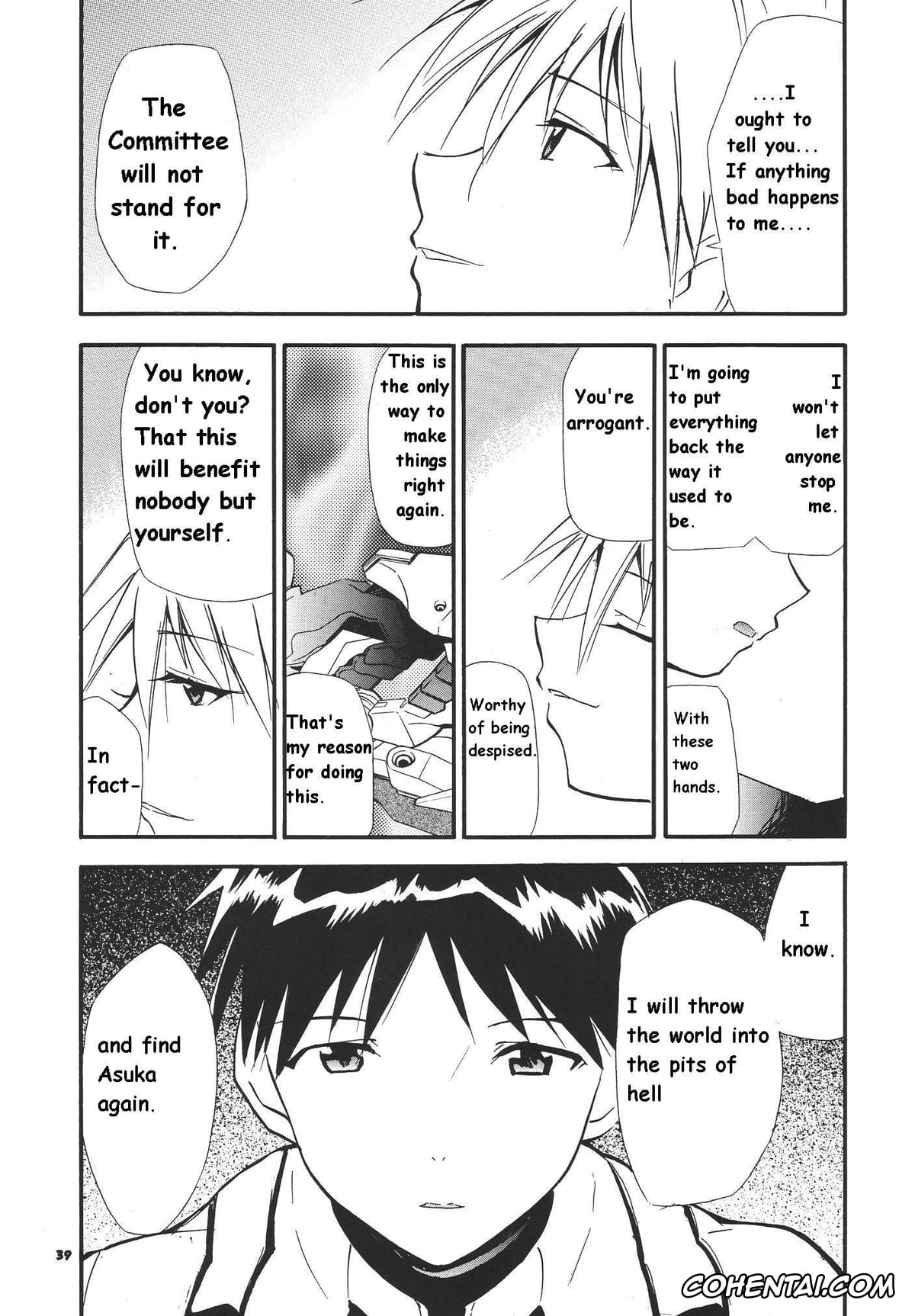 Neon Genesis Evangelion hentai, Asuka Langley Soryu hentai, Gendo Ikari hentai, Kaworu Nagisa hentai, Makoto Hyuga hentai, Maya Ibuki hentai, Misato Katsuragi hentai, Rei Ayanami hentai, Ritsuko Akagi hentai, Shinji Ikari hentai, RE-TAKE 3 (Neon Genesis Evangelion), pagina 36