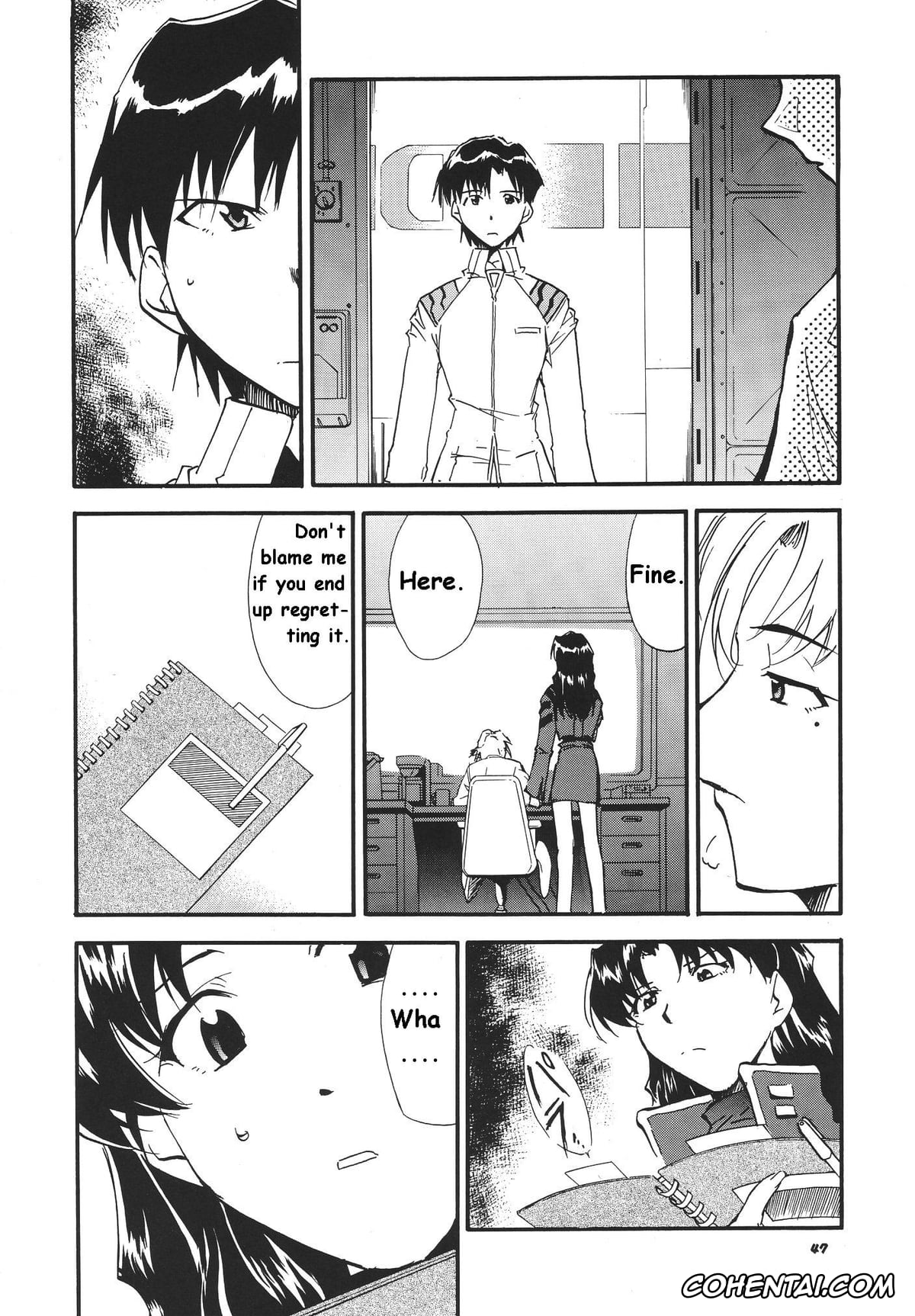 Neon Genesis Evangelion porno, Asuka Langley Soryu porno, Gendo Ikari porno, Kaworu Nagisa porno, Makoto Hyuga porno, Maya Ibuki porno, Misato Katsuragi porno, Rei Ayanami porno, Ritsuko Akagi porno, Shinji Ikari porno, RE-TAKE 3 (Neon Genesis Evangelion), pagina 44