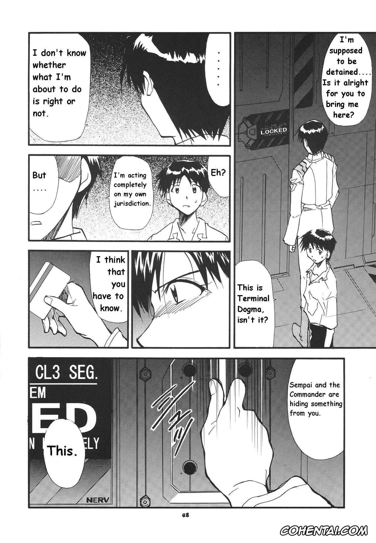 Neon Genesis Evangelion hentai, Asuka Langley Soryu hentai, Gendo Ikari hentai, Kaworu Nagisa hentai, Makoto Hyuga hentai, Maya Ibuki hentai, Misato Katsuragi hentai, Rei Ayanami hentai, Ritsuko Akagi hentai, Shinji Ikari hentai, RE-TAKE 3 (Neon Genesis Evangelion), pagina 45