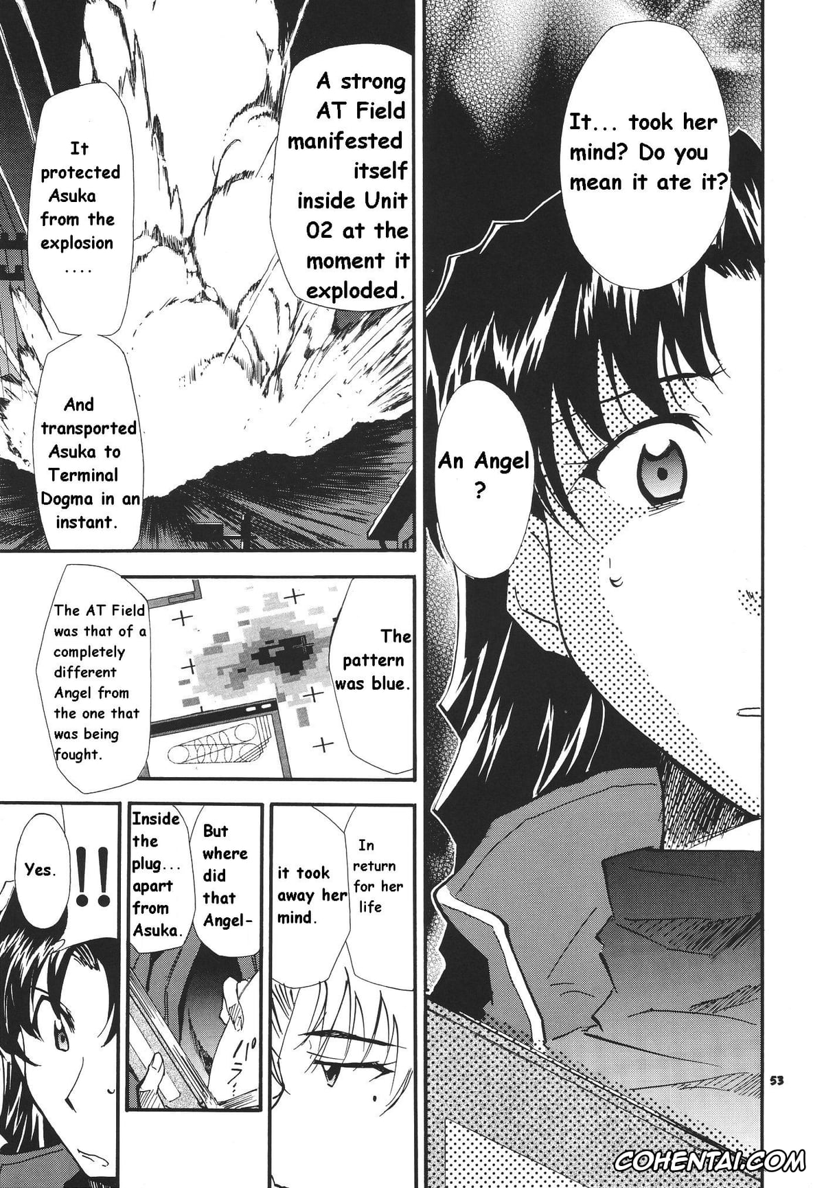 Neon Genesis Evangelion xxx, Asuka Langley Soryu xxx, Gendo Ikari xxx, Kaworu Nagisa xxx, Makoto Hyuga xxx, Maya Ibuki xxx, Misato Katsuragi xxx, Rei Ayanami xxx, Ritsuko Akagi xxx, Shinji Ikari xxx, RE-TAKE 3 (Neon Genesis Evangelion), pagina 49