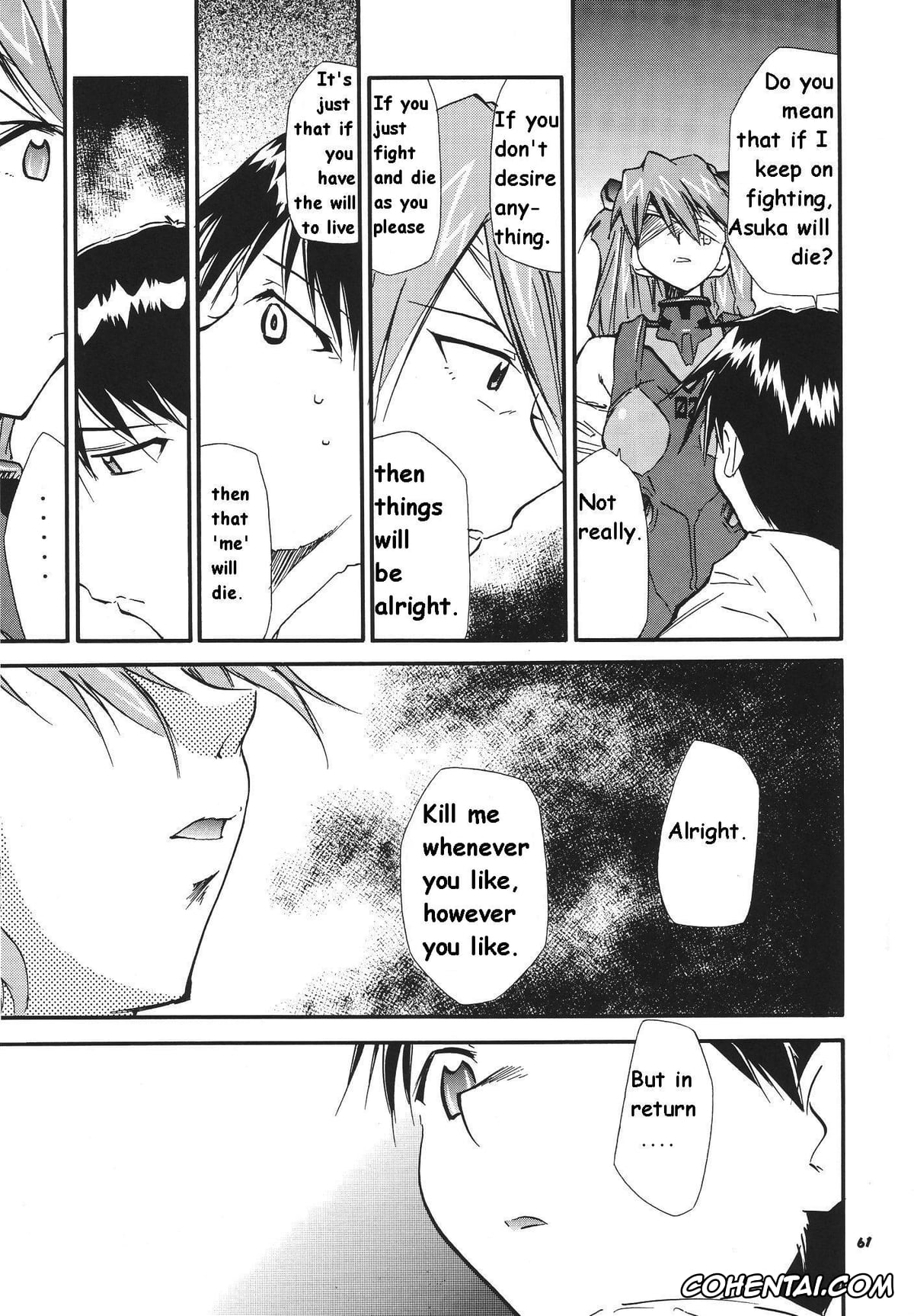 Neon Genesis Evangelion hentai, Asuka Langley Soryu hentai, Gendo Ikari hentai, Kaworu Nagisa hentai, Makoto Hyuga hentai, Maya Ibuki hentai, Misato Katsuragi hentai, Rei Ayanami hentai, Ritsuko Akagi hentai, Shinji Ikari hentai, RE-TAKE 3 (Neon Genesis Evangelion), pagina 57