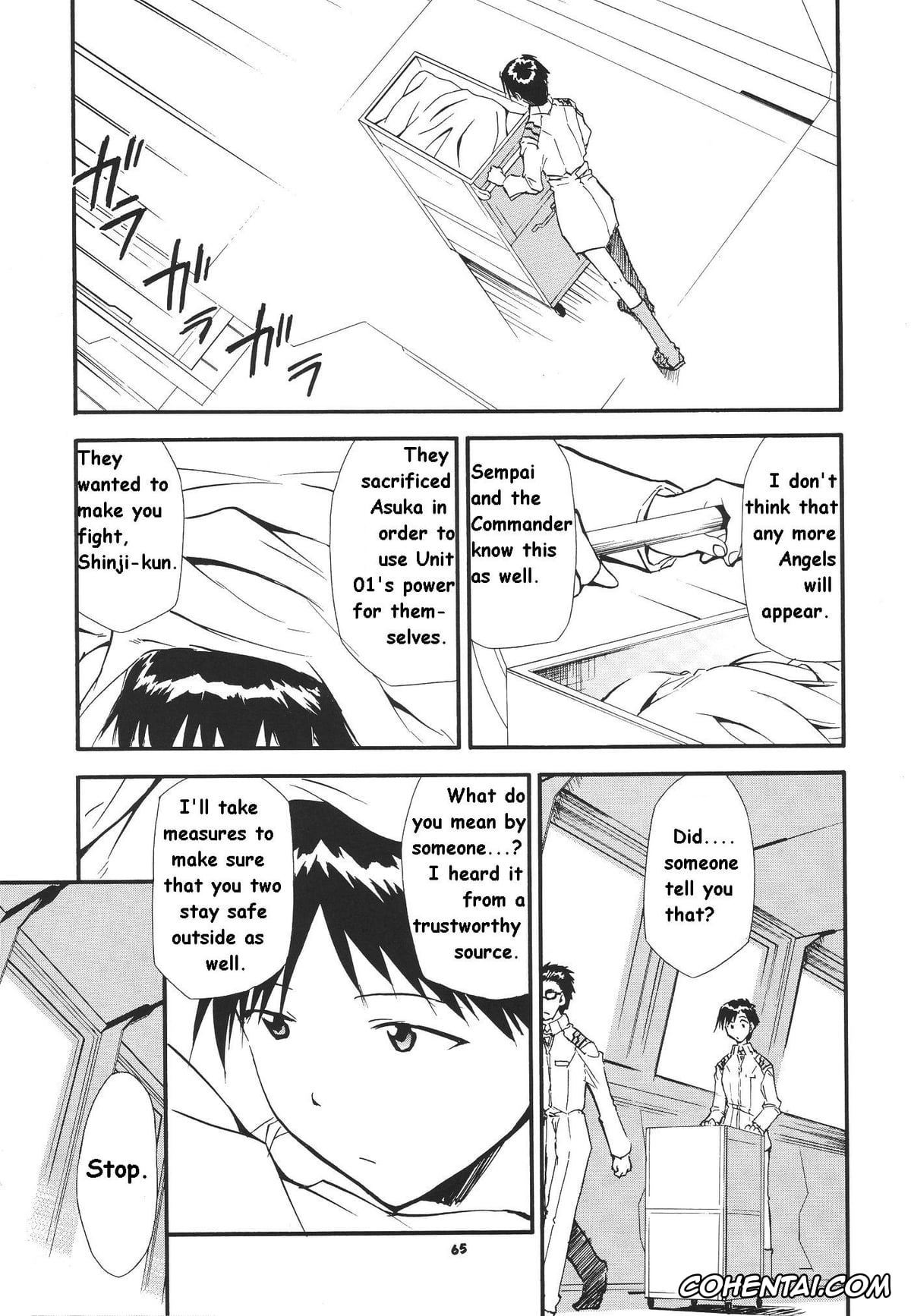 Neon Genesis Evangelion hentai, Asuka Langley Soryu hentai, Gendo Ikari hentai, Kaworu Nagisa hentai, Makoto Hyuga hentai, Maya Ibuki hentai, Misato Katsuragi hentai, Rei Ayanami hentai, Ritsuko Akagi hentai, Shinji Ikari hentai, RE-TAKE 3 (Neon Genesis Evangelion), pagina 60