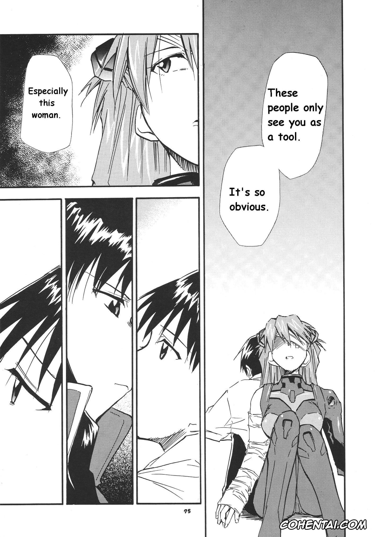 Neon Genesis Evangelion xxx, Asuka Langley Soryu xxx, Gendo Ikari xxx, Kaworu Nagisa xxx, Makoto Hyuga xxx, Maya Ibuki xxx, Misato Katsuragi xxx, Rei Ayanami xxx, Ritsuko Akagi xxx, Shinji Ikari xxx, RE-TAKE 3 (Neon Genesis Evangelion), pagina 70