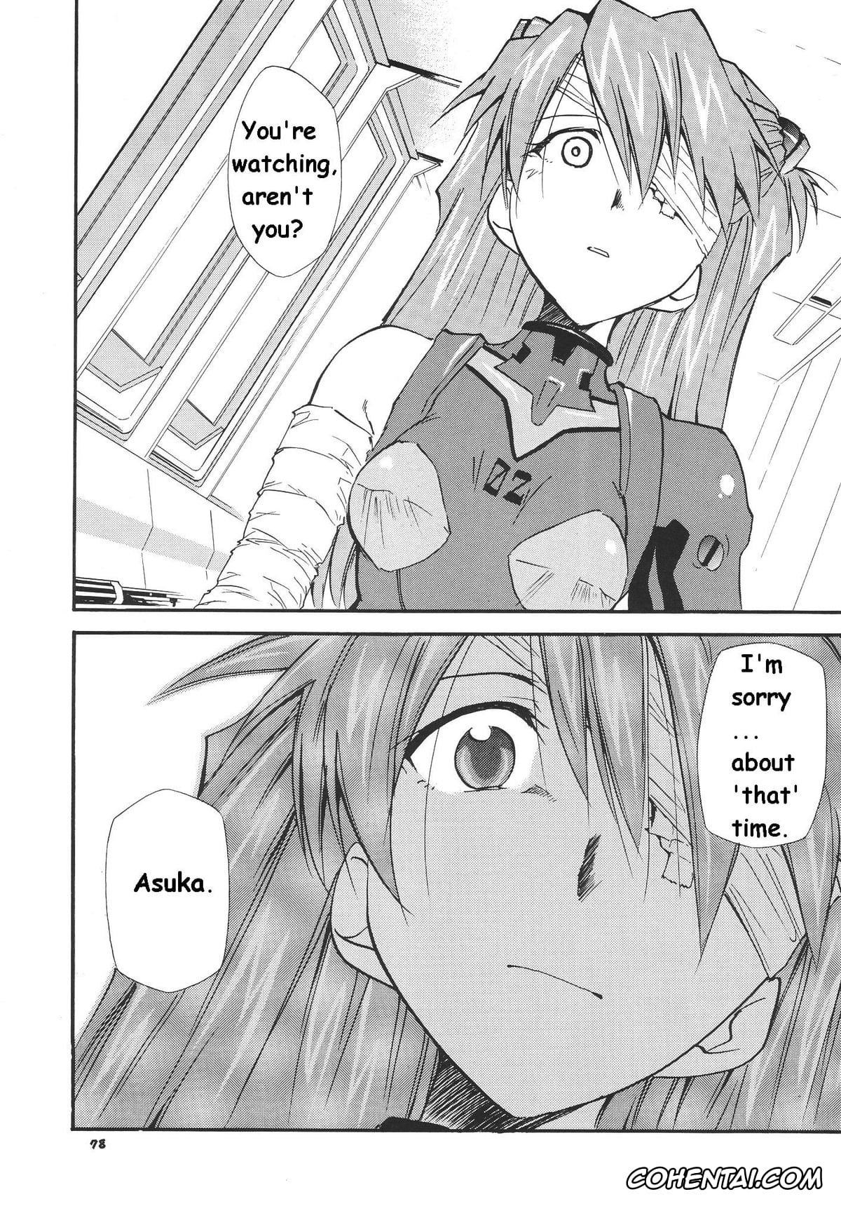 Neon Genesis Evangelion xxx, Asuka Langley Soryu xxx, Gendo Ikari xxx, Kaworu Nagisa xxx, Makoto Hyuga xxx, Maya Ibuki xxx, Misato Katsuragi xxx, Rei Ayanami xxx, Ritsuko Akagi xxx, Shinji Ikari xxx, RE-TAKE 3 (Neon Genesis Evangelion), pagina 73