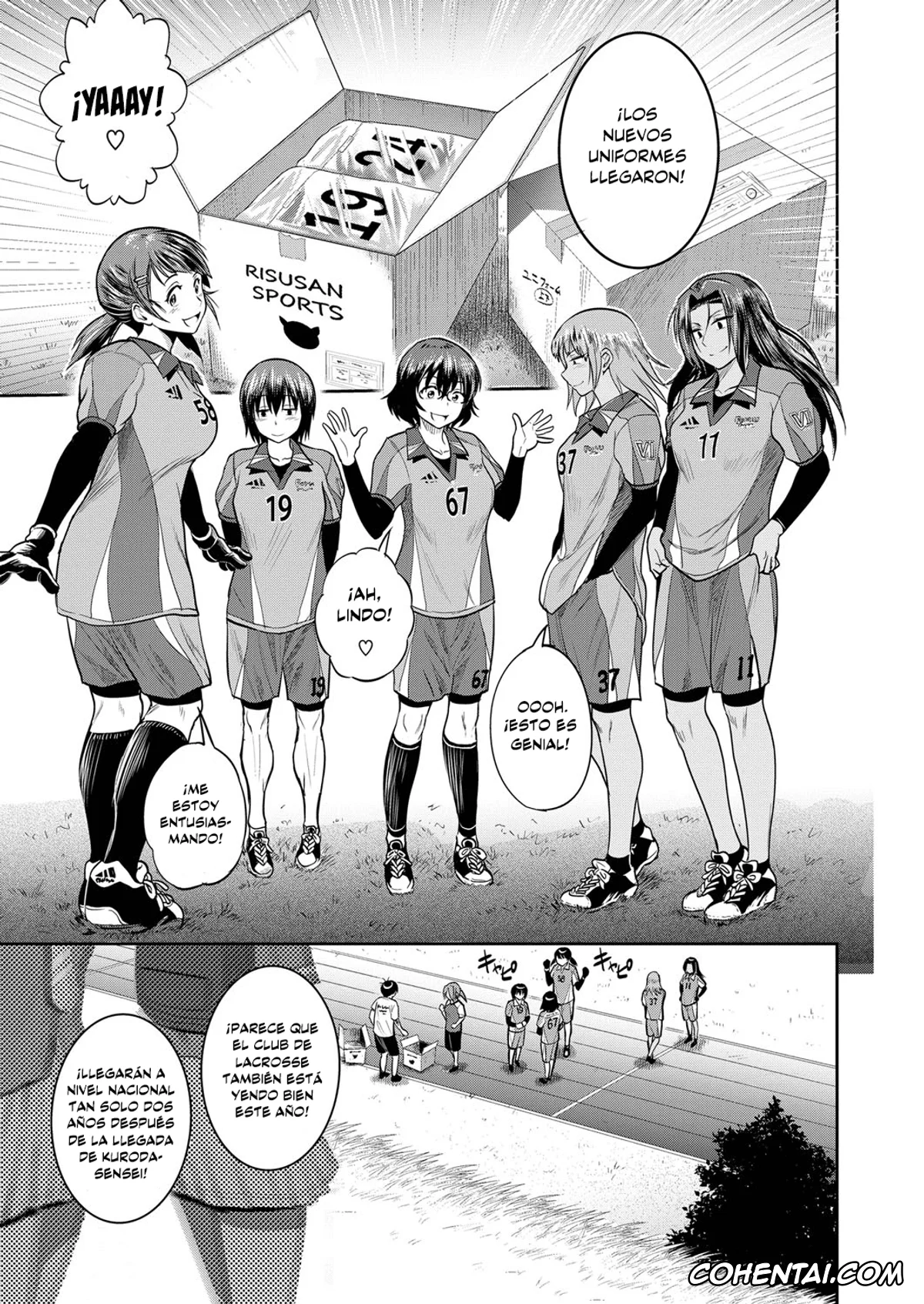 Revistas porno, COMIC ExE porno, Joshi Lacu! – Girls Lacrosse Club ~2 Years Later~ Ch. 8 (COMIC ExE 12), pagina 35