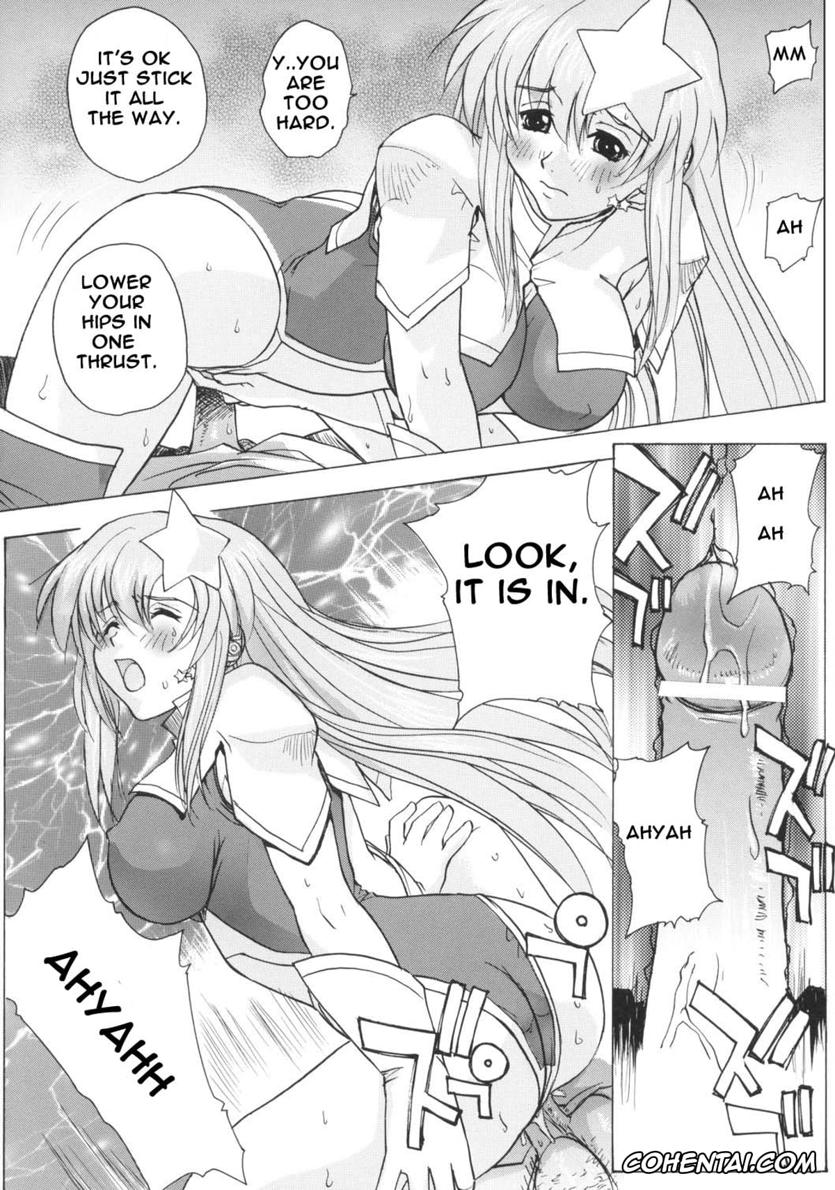 Gundam Seed Destiny porno, Meer Campbell porno, Meer on Stage (Gundam SEED DESTINY), pagina 32