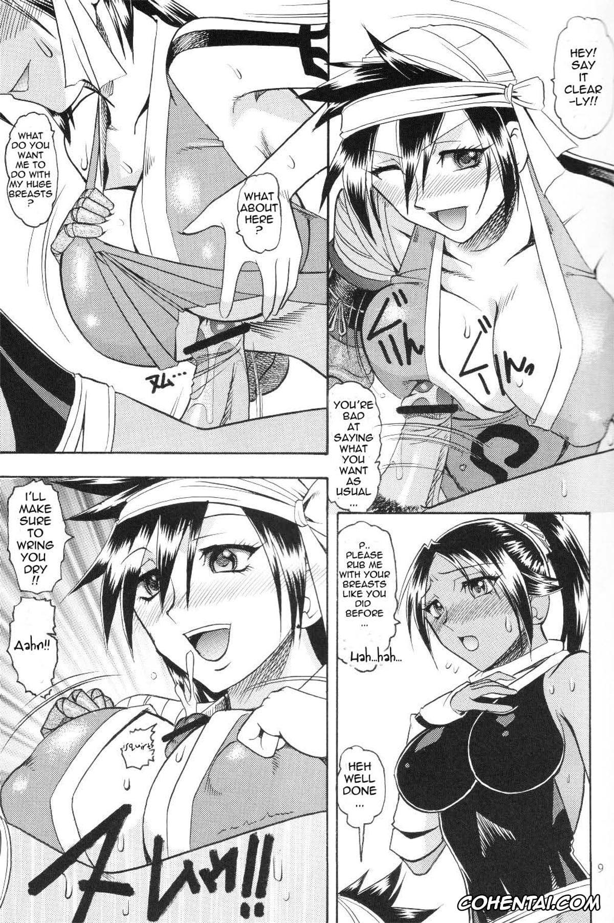 Bleach porno, One Piece porno, Kukaku Shiba porno, Nico Robin porno, Roronoa Zoro porno, Yoruichi Shihoin porno, Semedain G Works Vol. 24 – Shuukan Shounen Jump Hon 4 (Bleach, One Piece), pagina 8
