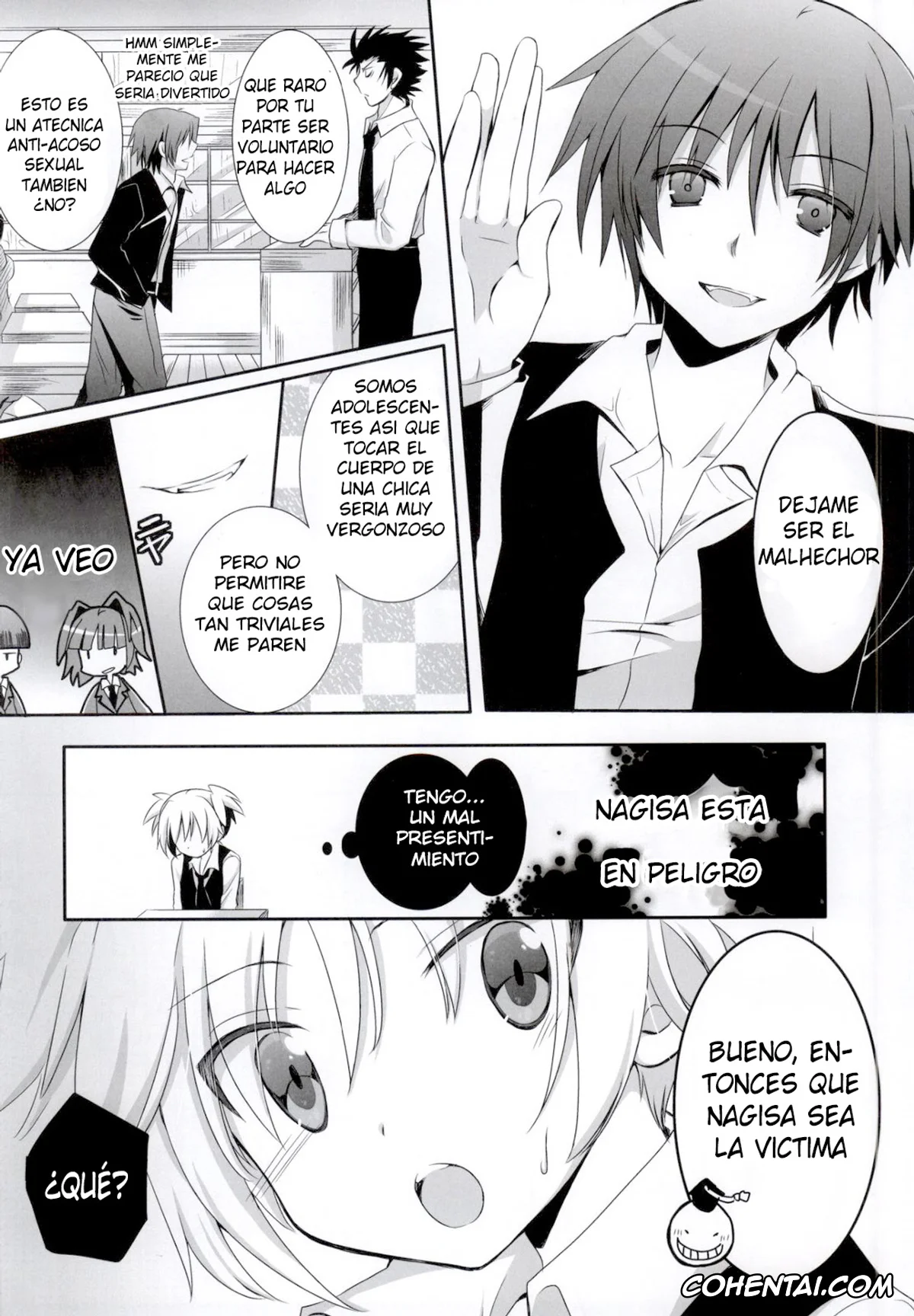 Ansatsu Kyoushitsu | Assassination Classroom hentai, Koro-sensei hentai, Nagisa Shiota hentai, Nagisa-chan to Hokentaiiku! (Ansatsu Kyoushitsu), pagina 3