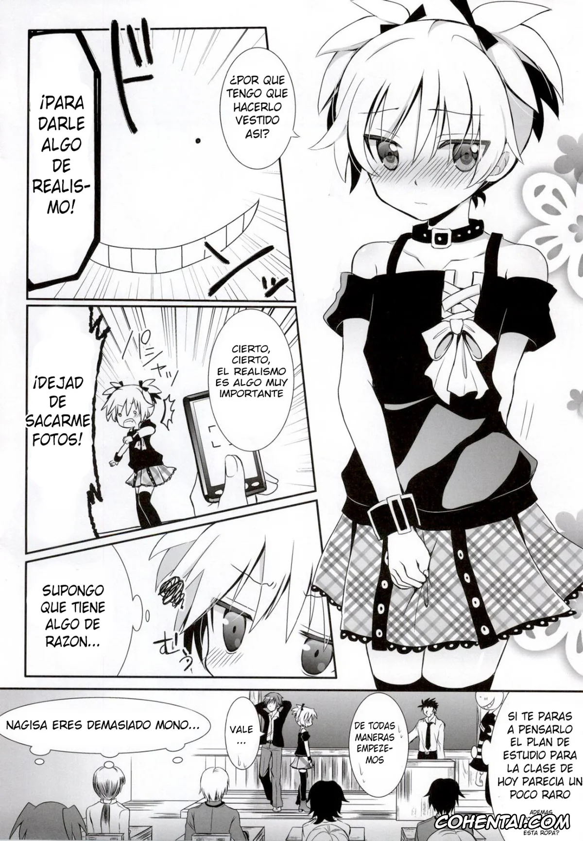 Ansatsu Kyoushitsu | Assassination Classroom xxx, Koro-sensei xxx, Nagisa Shiota xxx, Nagisa-chan to Hokentaiiku! (Ansatsu Kyoushitsu), pagina 4