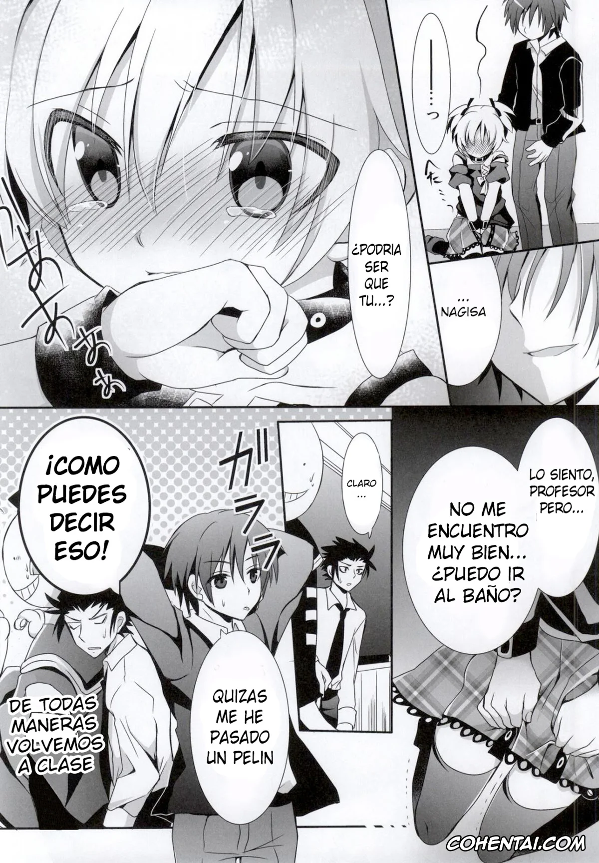 Ansatsu Kyoushitsu | Assassination Classroom porno, Koro-sensei porno, Nagisa Shiota porno, Nagisa-chan to Hokentaiiku! (Ansatsu Kyoushitsu), pagina 8