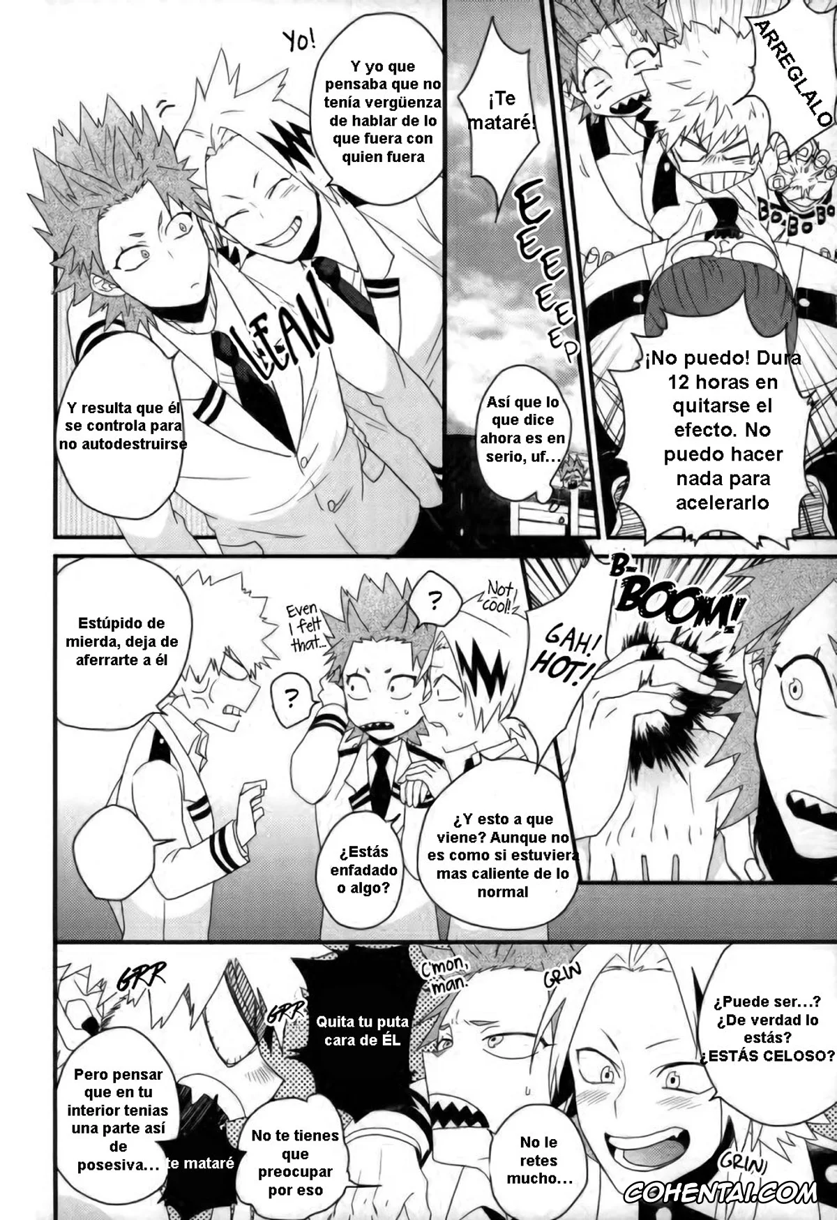 My Hero Academia | Boku No Hero Academia xxx, Eijirou Kirishima xxx, Katsuki Bakugou xxx, Daisuki Nante Kyou Shika Iwa nee (Boku no Hero Academia), pagina 10