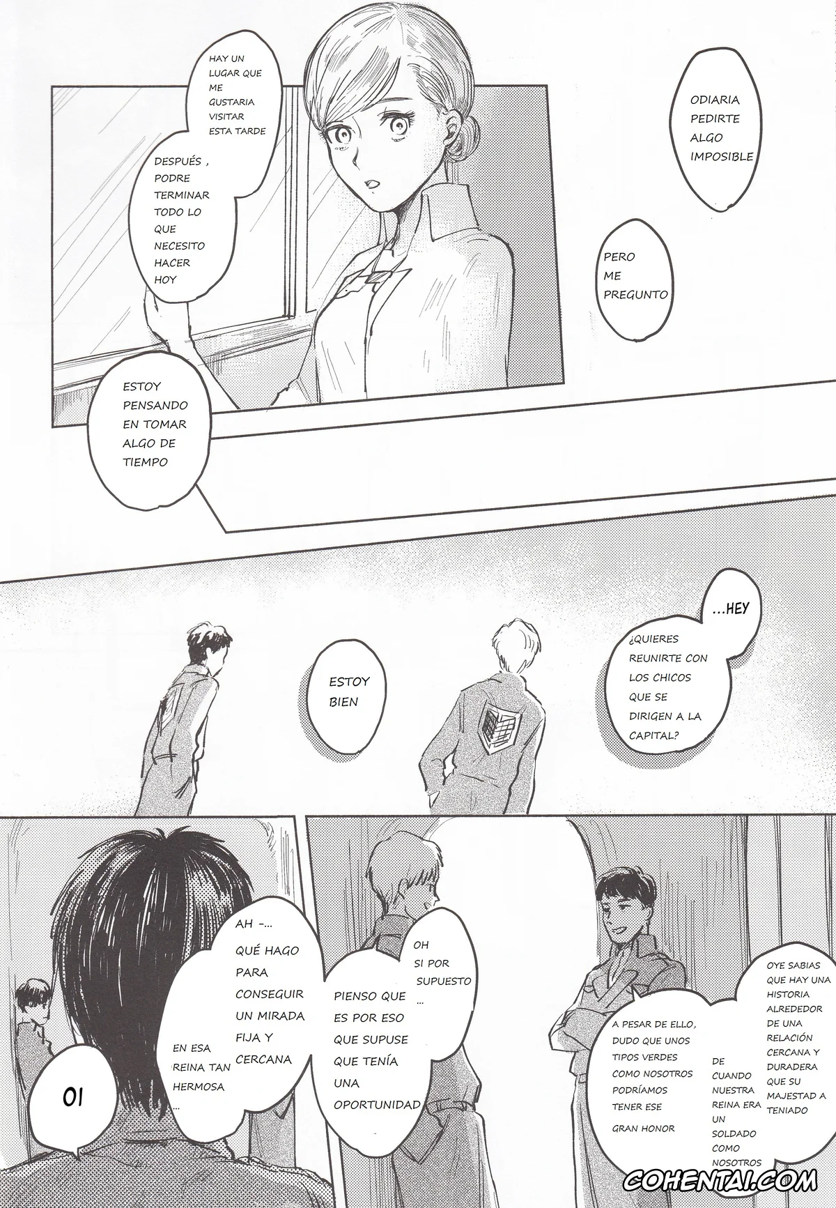 Shingeki No Kyojin | Attack On Titan xxx, Eren Jaeger xxx, Krista Lenz xxx, Anata to Dareka no Yoru (Shingeki no Kyojin), pagina 7