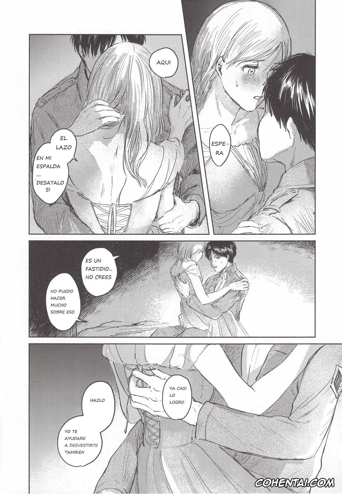 Shingeki No Kyojin | Attack On Titan hentai, Eren Jaeger hentai, Krista Lenz hentai, Anata to Dareka no Yoru (Shingeki no Kyojin), pagina 33