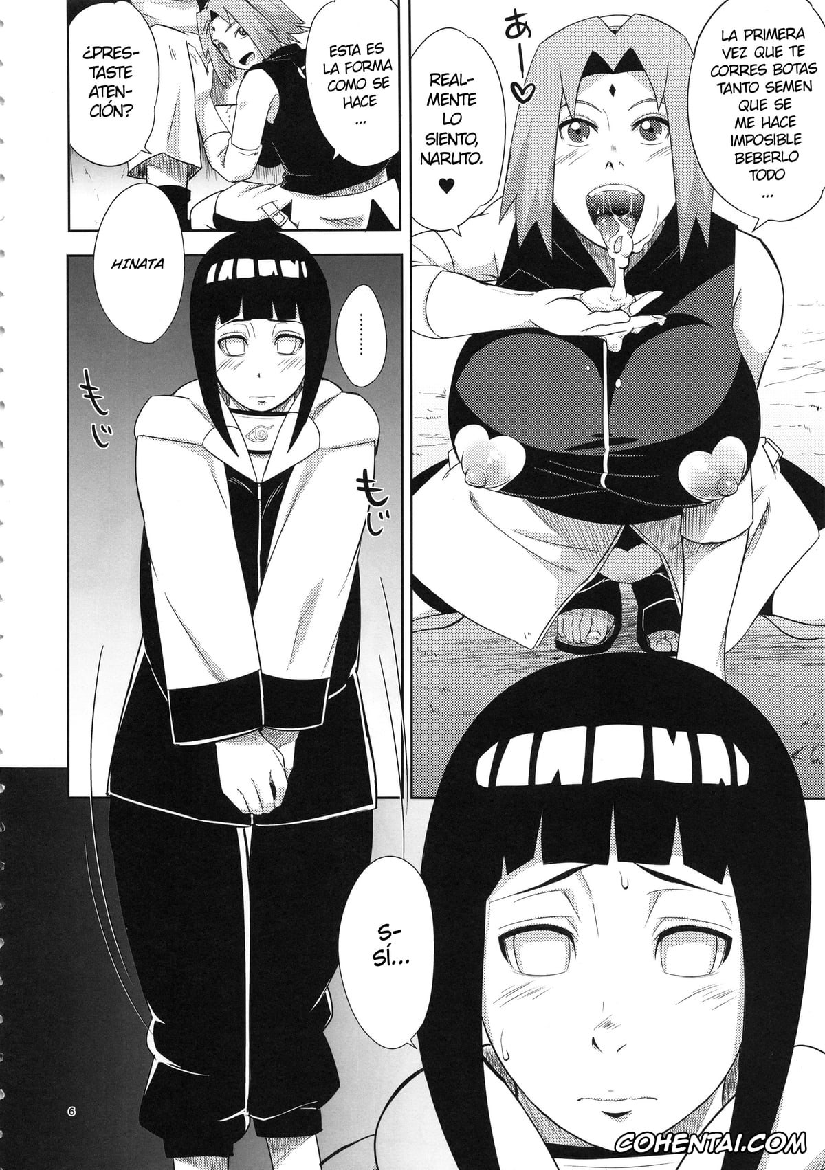 NARUTO porno, Hinata Hyuga porno, Naruto Uzumaki porno, Sakura Haruno porno, Arashi no Bouken (Naruto), pagina 5