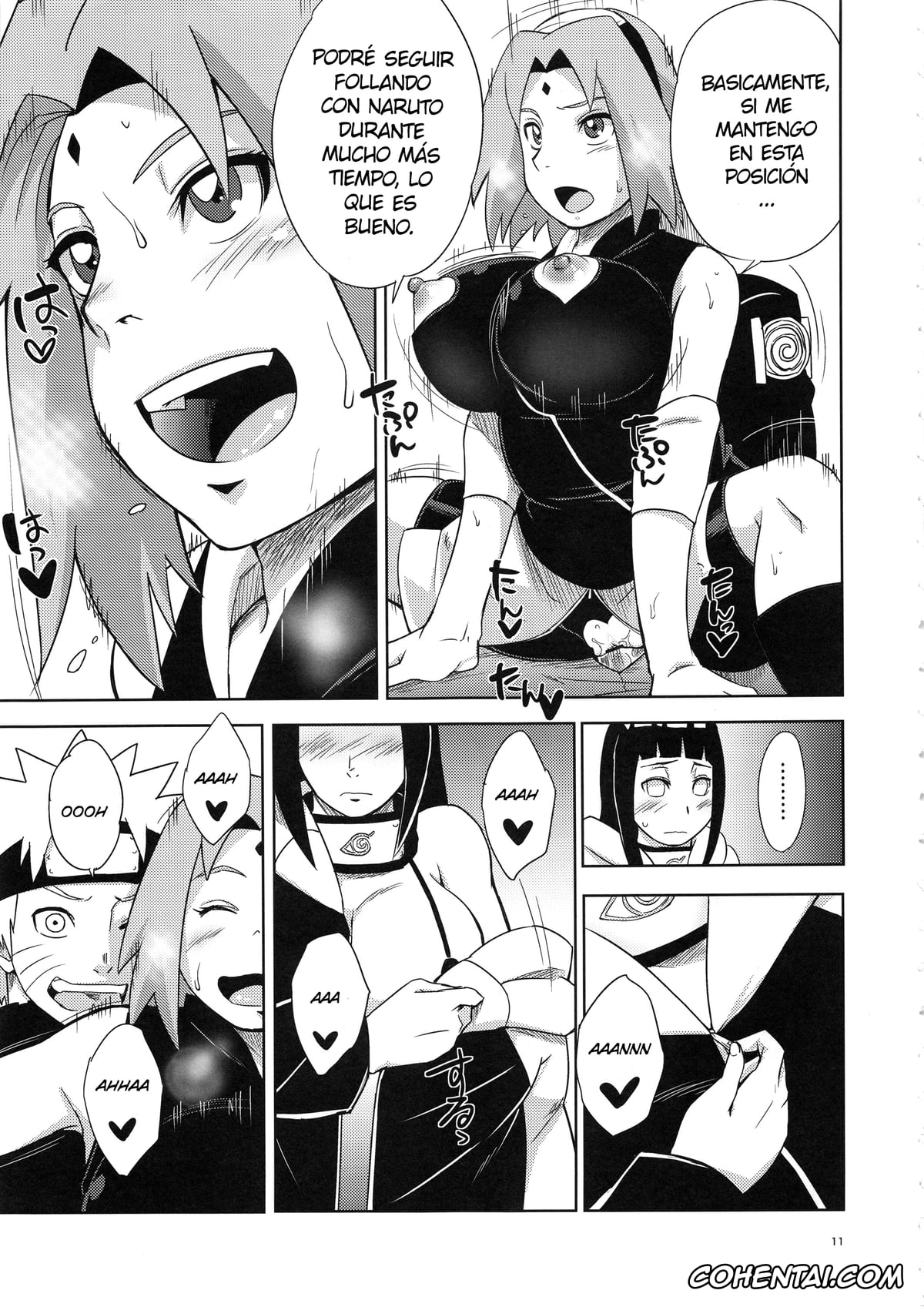 NARUTO xxx, Hinata Hyuga xxx, Naruto Uzumaki xxx, Sakura Haruno xxx, Arashi no Bouken (Naruto), pagina 10