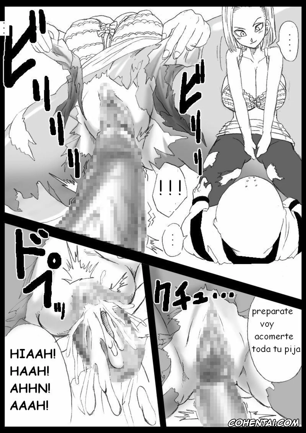 Dragon Ball Z hentai, Android 18 hentai, Bulma Briefs hentai, Krillin hentai, Son Goku hentai, Dragon Road (Dragon Ball Z), pagina 12