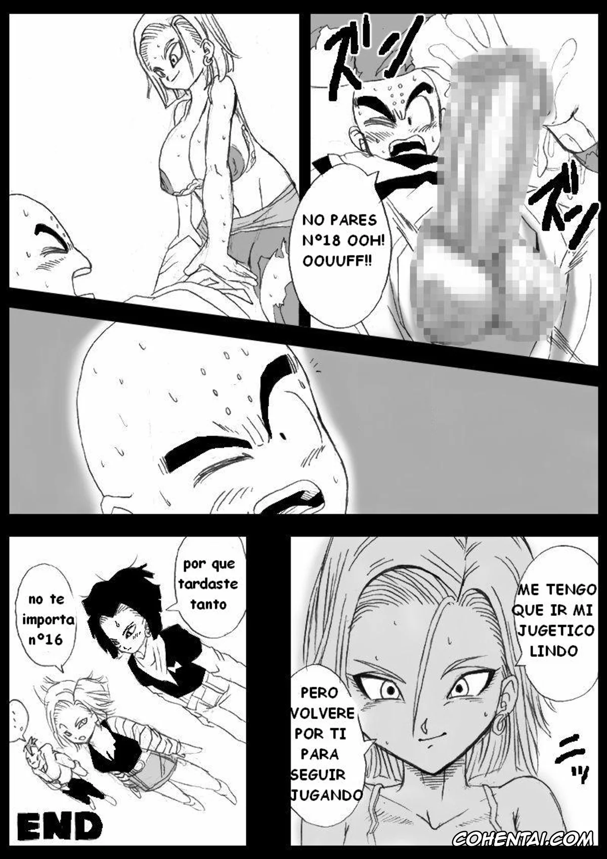 Dragon Ball Z porno, Android 18 porno, Bulma Briefs porno, Krillin porno, Son Goku porno, Dragon Road (Dragon Ball Z), pagina 14
